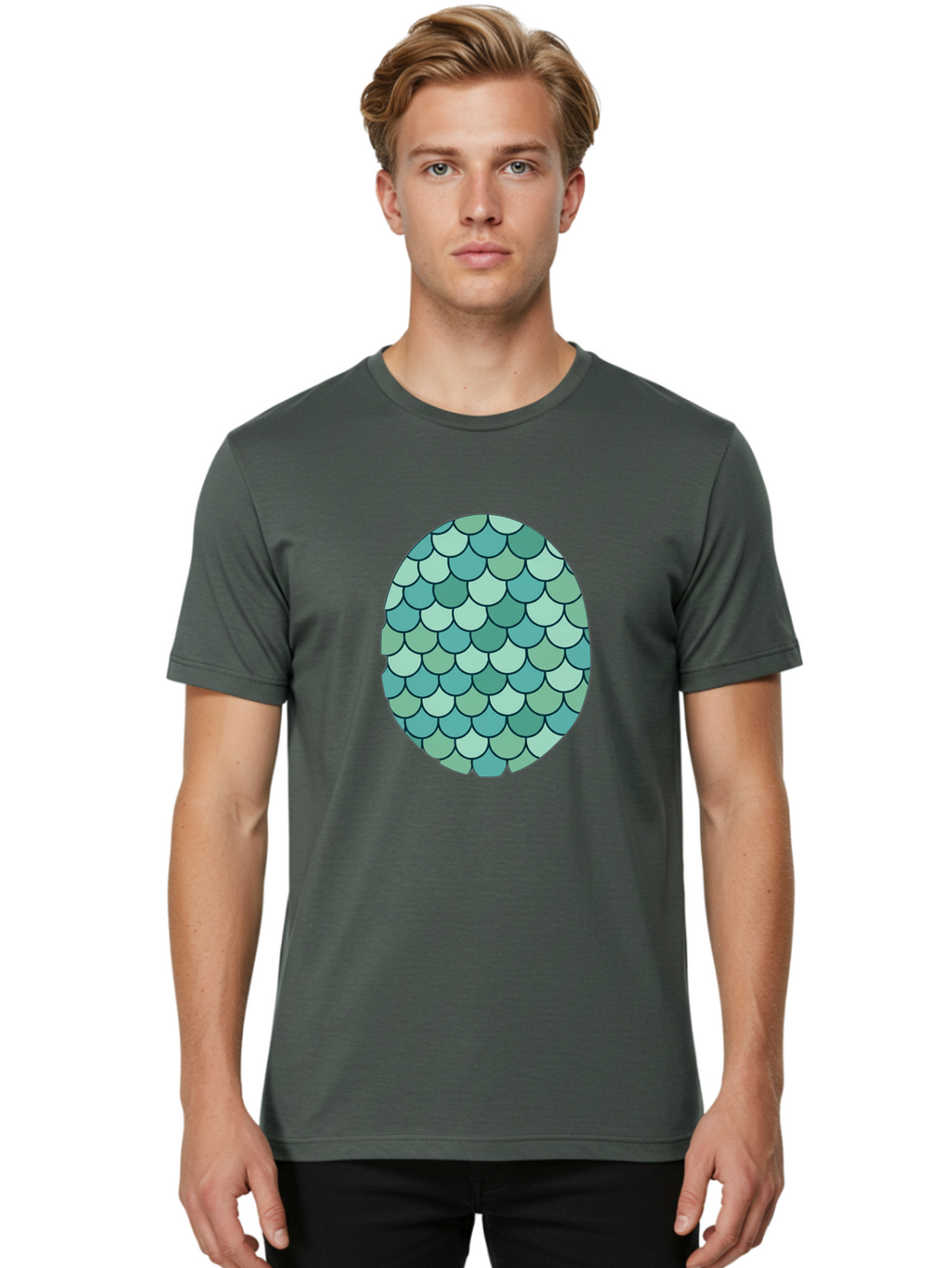 Fish-Scale-Circle Men'S Graphic Tee, 100% Cotton, Comfortable Casual Summer Wear, Machine Washable, Vintage Camera, Old Camera, Antique Camera, Black Camera, Classic Photography, Photography Equipment, Nostalgic Device, Film Camera, Camera Art Bag440
