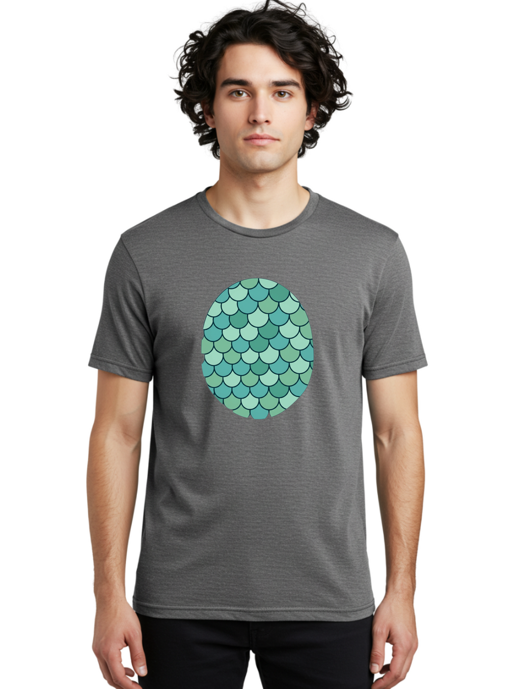 Fish-Scale-Circle Men'S Graphic Tee, 100% Cotton, Comfortable Casual Summer Wear, Machine Washable, Vintage Camera, Old Camera, Antique Camera, Black Camera, Classic Photography, Photography Equipment, Nostalgic Device, Film Camera, Camera Art Bag440