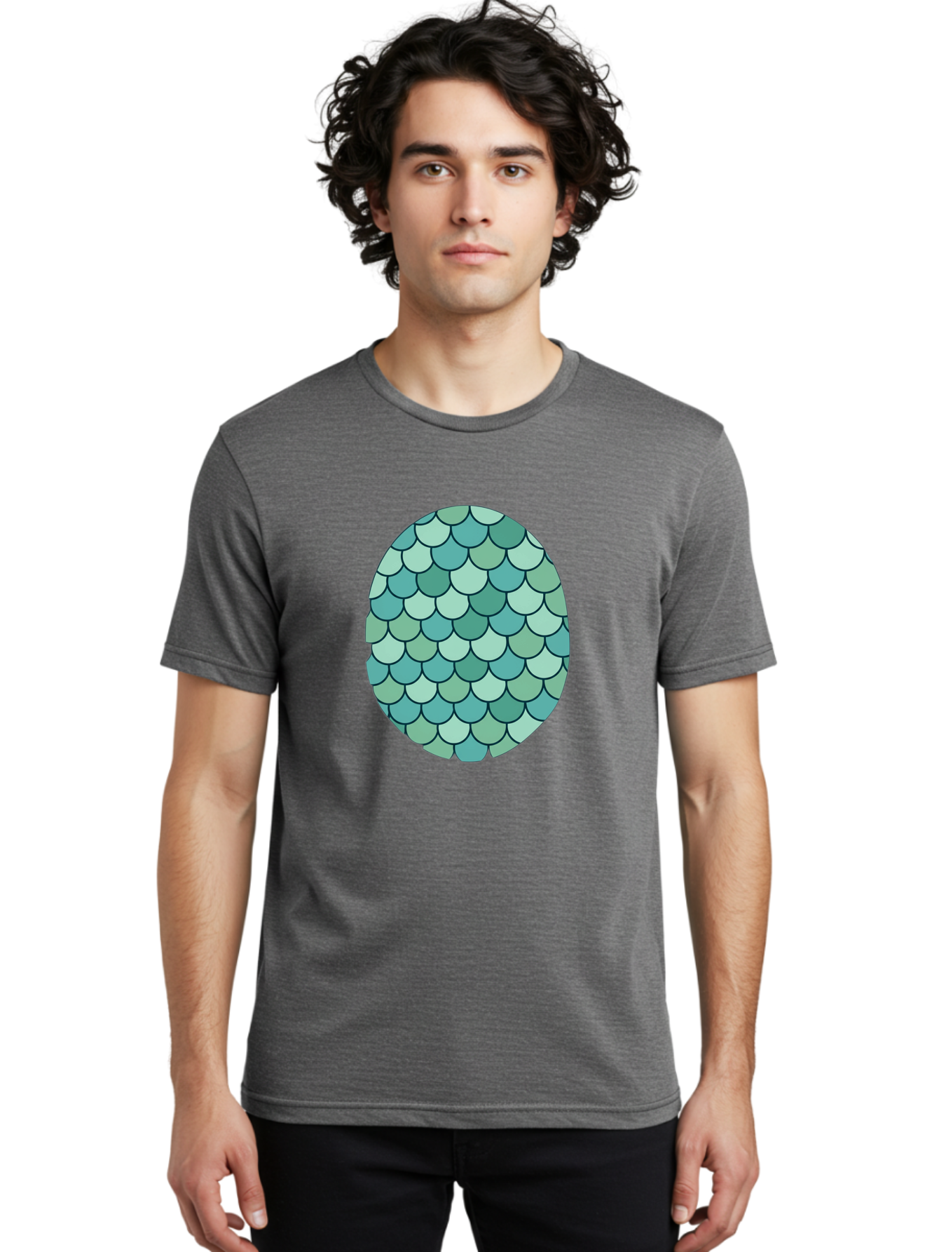 Fish-Scale-Circle Men'S Graphic Tee, 100% Cotton, Comfortable Casual Summer Wear, Machine Washable, Vintage Camera, Old Camera, Antique Camera, Black Camera, Classic Photography, Photography Equipment, Nostalgic Device, Film Camera, Camera Art Bag440