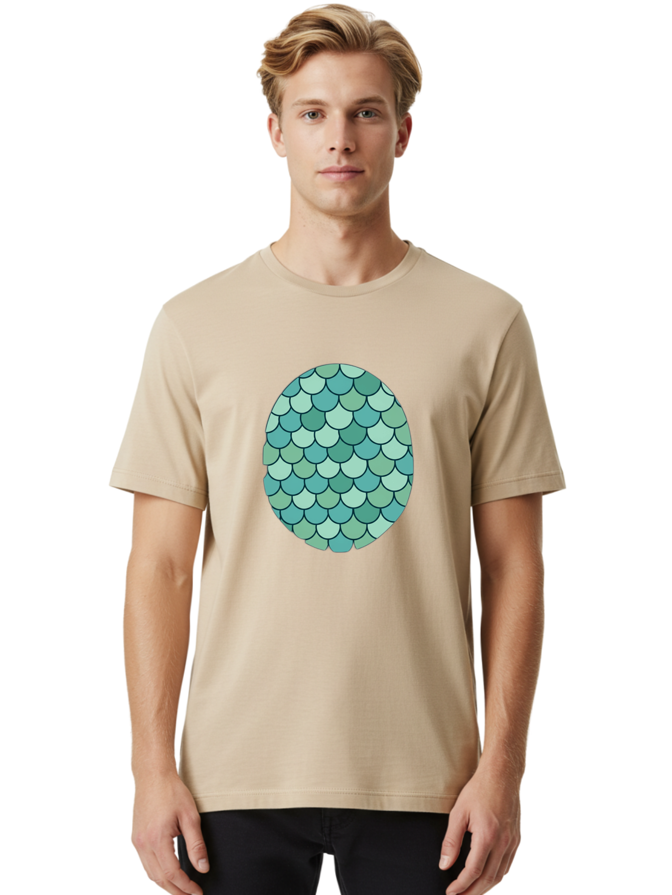Fish-Scale-Circle Men'S Graphic Tee, 100% Cotton, Comfortable Casual Summer Wear, Machine Washable, Vintage Camera, Old Camera, Antique Camera, Black Camera, Classic Photography, Photography Equipment, Nostalgic Device, Film Camera, Camera Art Bag440
