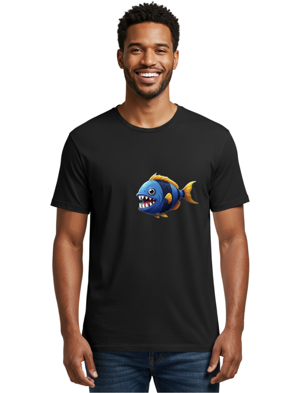 Fish Men'S Graphic Tee, 100% Cotton, Comfortable Casual Summer Wear, Machine Washable, Vintage Camera, Old Camera, Antique Camera, Black Camera, Classic Photography, Photography Equipment, Nostalgic Device, Film Camera, Camera Art Bag441
