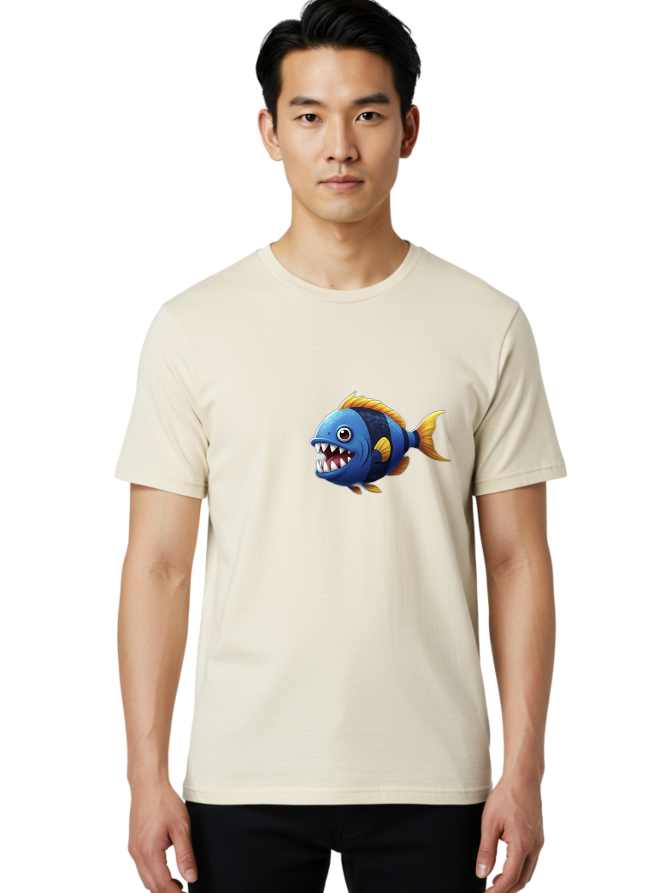 Fish Men'S Graphic Tee, 100% Cotton, Comfortable Casual Summer Wear, Machine Washable, Vintage Camera, Old Camera, Antique Camera, Black Camera, Classic Photography, Photography Equipment, Nostalgic Device, Film Camera, Camera Art Bag441