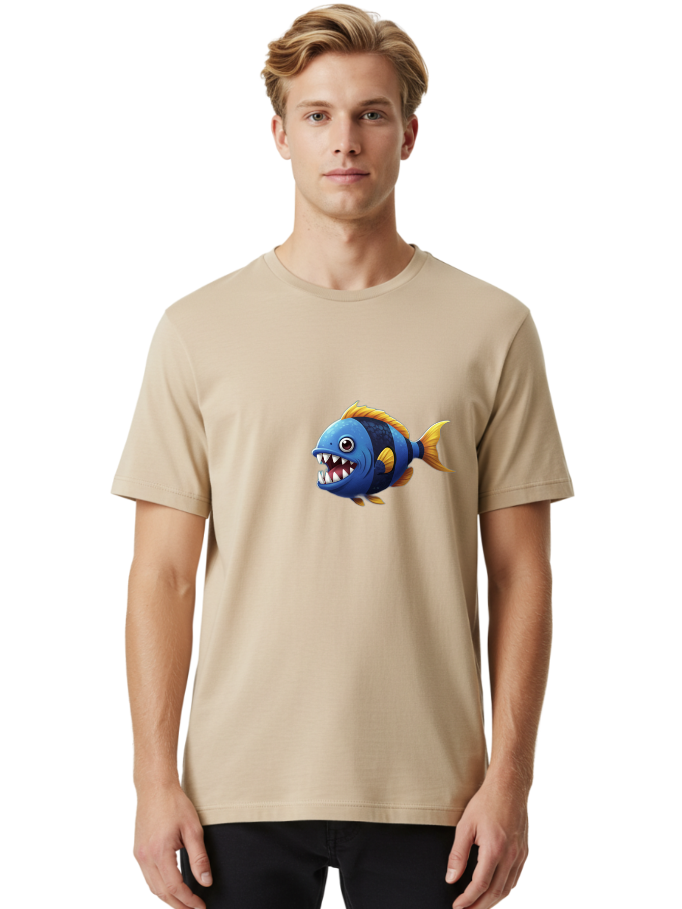 Fish Men'S Graphic Tee, 100% Cotton, Comfortable Casual Summer Wear, Machine Washable, Vintage Camera, Old Camera, Antique Camera, Black Camera, Classic Photography, Photography Equipment, Nostalgic Device, Film Camera, Camera Art Bag441