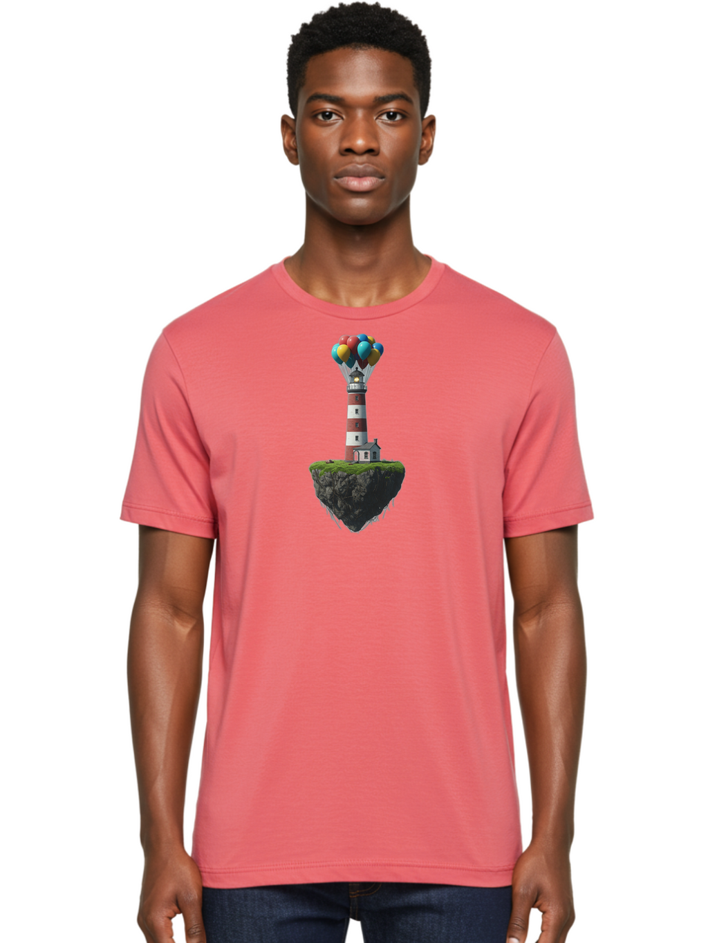 Floating-Lighthouse Men'S Graphic Tee, 100% Cotton, Comfortable Casual Summer Wear, Machine Washable, Vintage Camera, Old Camera, Antique Camera, Black Camera, Classic Photography, Photography Equipment, Nostalgic Device, Film Camera, Bag450