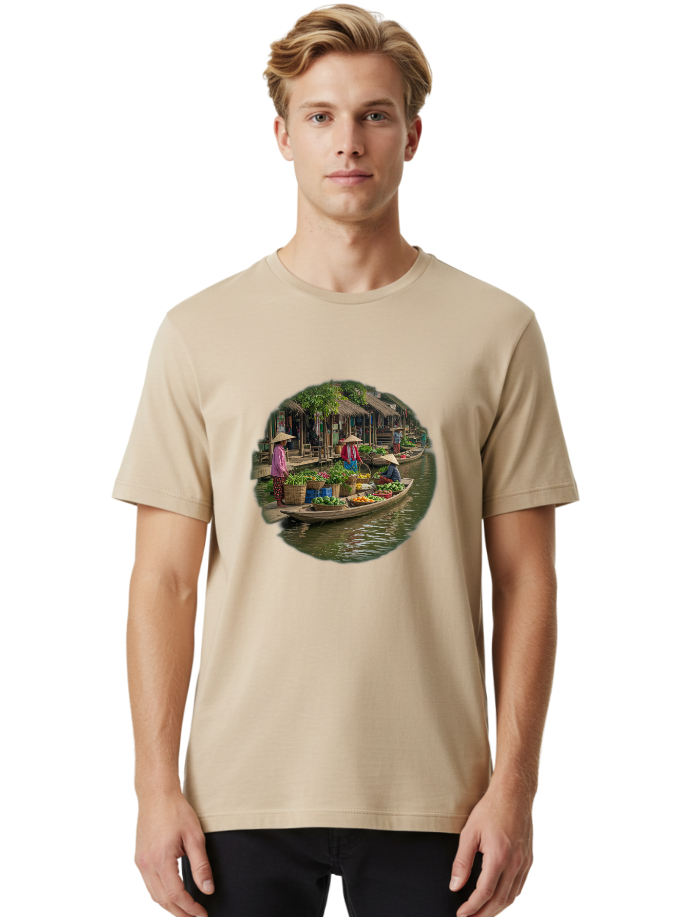 Floating-Market Men'S Graphic Tee, 100% Cotton, Comfortable Casual Summer Wear, Machine Washable, Vintage Camera, Old Camera, Antique Camera, Black Camera, Classic Photography, Photography Equipment, Nostalgic Device, Film Camera, Camera Art Bag452