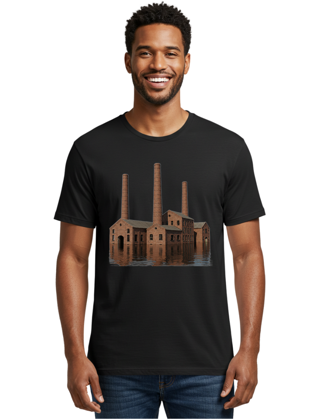 Flooded-Factory Men'S Graphic Tee, 100% Cotton, Comfortable Casual Summer Wear, Machine Washable, Vintage Camera, Old Camera, Antique Camera, Black Camera, Classic Photography, Photography Equipment, Nostalgic Device, Film Camera, Camera Art Bag454