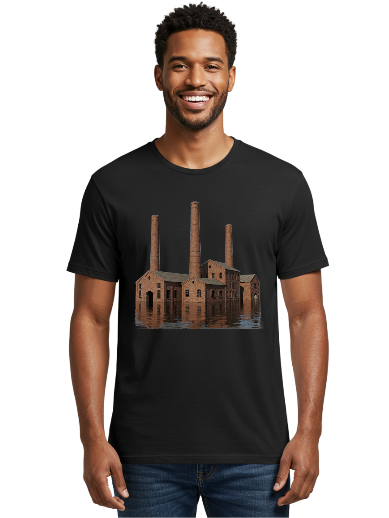 Flooded-Factory Men'S Graphic Tee, 100% Cotton, Comfortable Casual Summer Wear, Machine Washable, Vintage Camera, Old Camera, Antique Camera, Black Camera, Classic Photography, Photography Equipment, Nostalgic Device, Film Camera, Camera Art Bag454