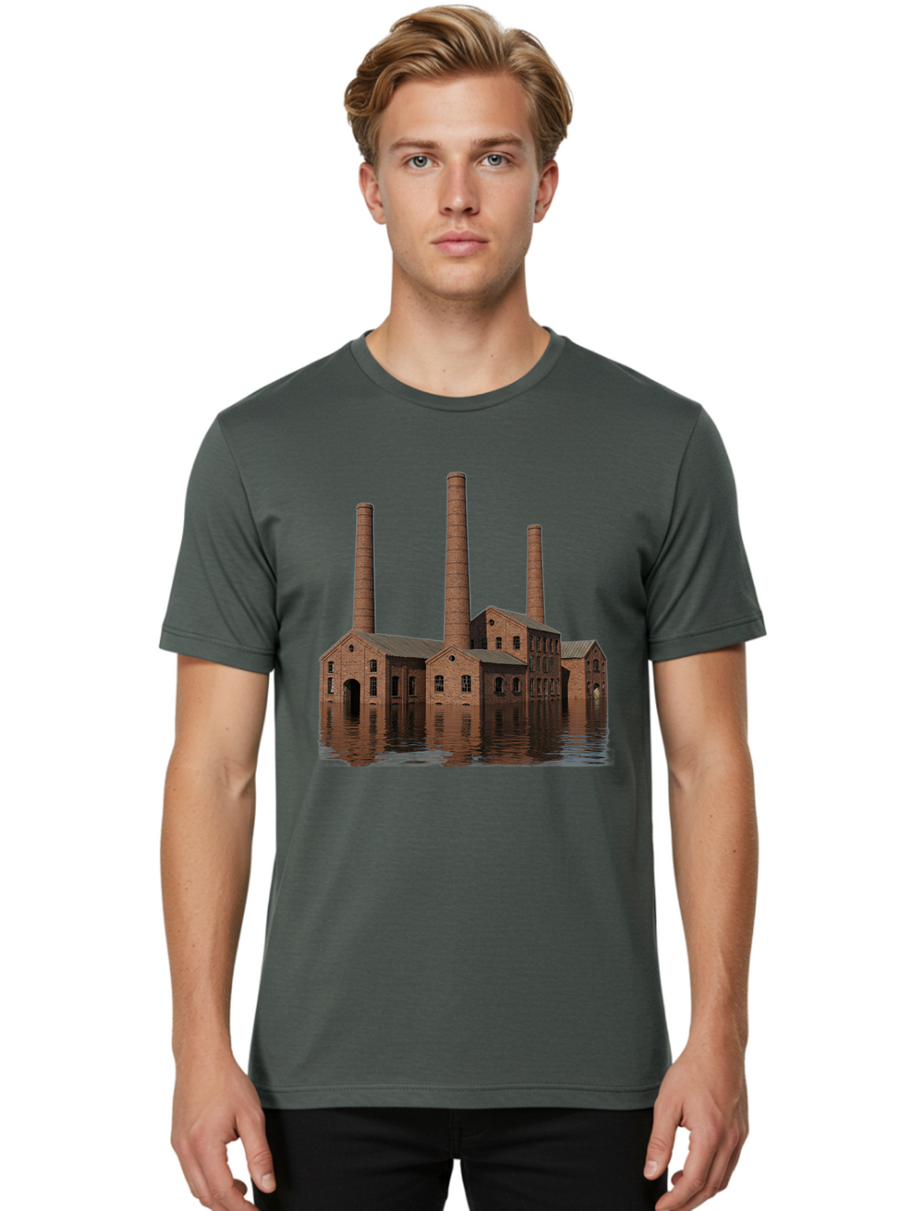 Flooded-Factory Men'S Graphic Tee, 100% Cotton, Comfortable Casual Summer Wear, Machine Washable, Vintage Camera, Old Camera, Antique Camera, Black Camera, Classic Photography, Photography Equipment, Nostalgic Device, Film Camera, Camera Art Bag454