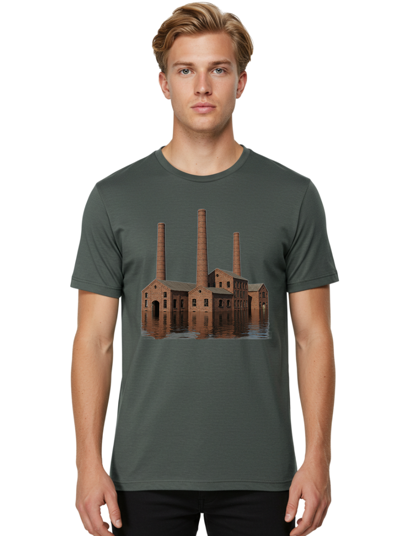 Flooded-Factory Men'S Graphic Tee, 100% Cotton, Comfortable Casual Summer Wear, Machine Washable, Vintage Camera, Old Camera, Antique Camera, Black Camera, Classic Photography, Photography Equipment, Nostalgic Device, Film Camera, Camera Art Bag454