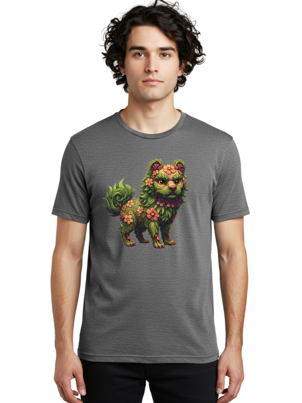 Floral-Dog Men'S Graphic Tee, 100% Cotton, Comfortable Casual Summer Wear, Machine Washable, Vintage Camera, Old Camera, Antique Camera, Black Camera, Classic Photography, Photography Equipment, Nostalgic Device, Film Camera, Camera Art Bag458