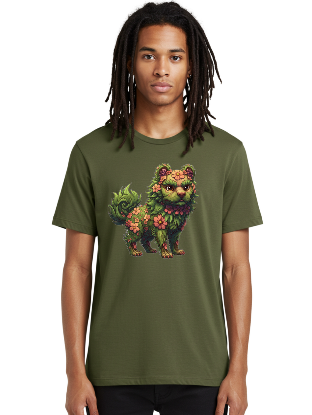 Floral-Dog Men'S Graphic Tee, 100% Cotton, Comfortable Casual Summer Wear, Machine Washable, Vintage Camera, Old Camera, Antique Camera, Black Camera, Classic Photography, Photography Equipment, Nostalgic Device, Film Camera, Camera Art Bag458
