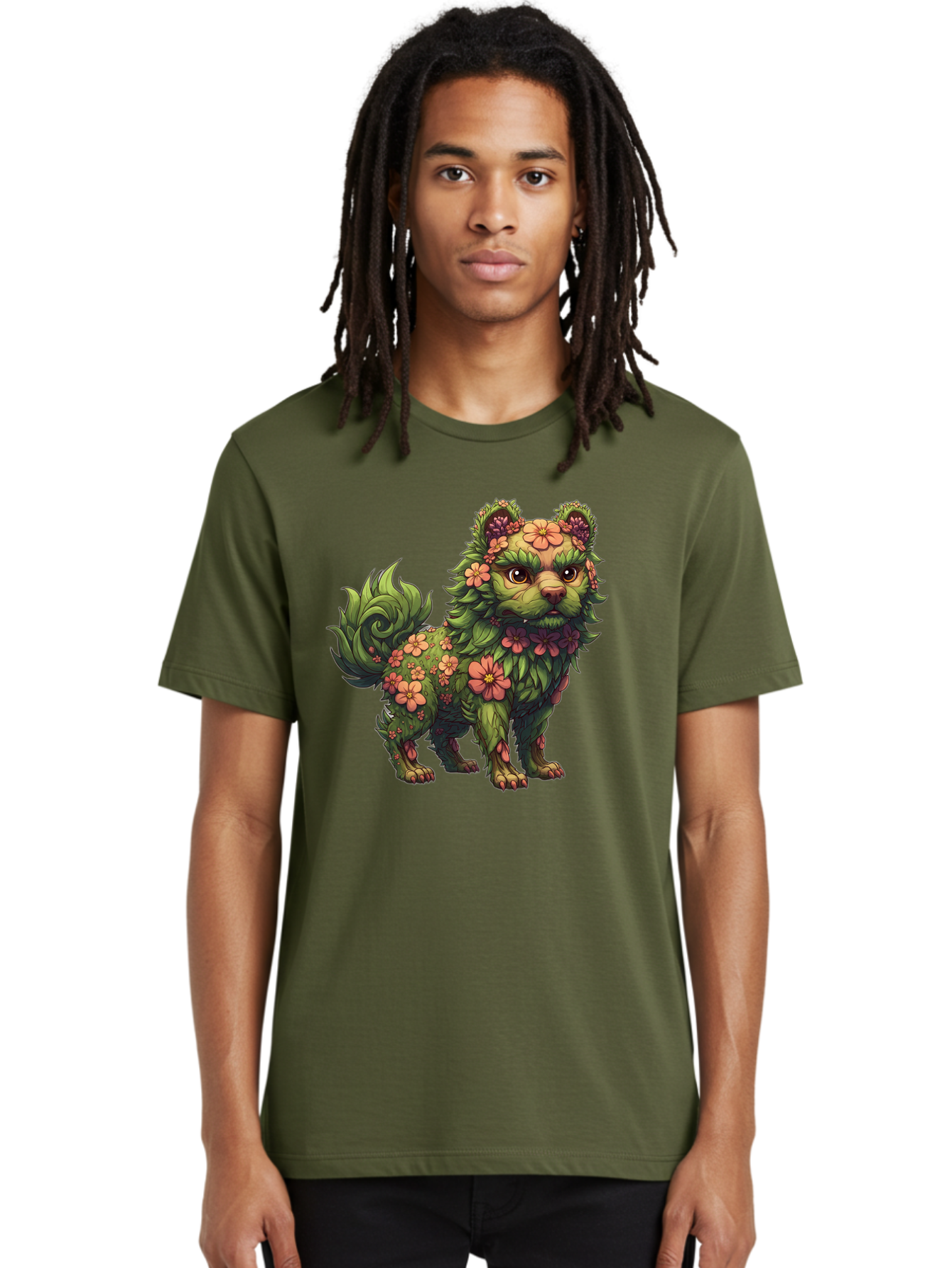 Floral-Dog Men'S Graphic Tee, 100% Cotton, Comfortable Casual Summer Wear, Machine Washable, Vintage Camera, Old Camera, Antique Camera, Black Camera, Classic Photography, Photography Equipment, Nostalgic Device, Film Camera, Camera Art Bag458