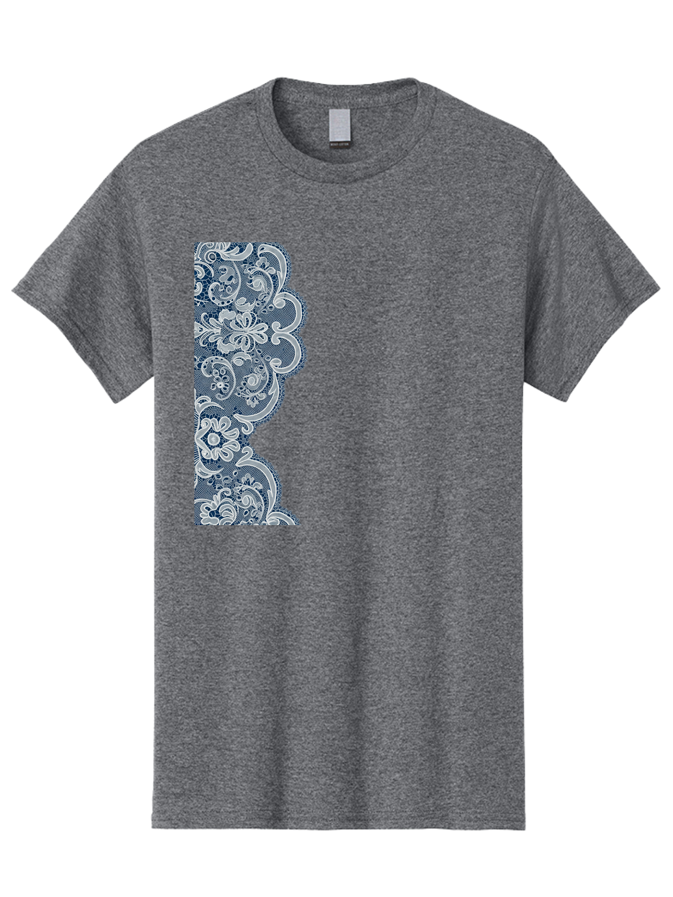 Floral-Lace-Border Men'S Graphic Tee, 100% Cotton, Comfortable Casual Summer Wear, Machine Washable, Vintage Camera, Old Camera, Antique Camera, Black Camera, Classic Photography, Photography Equipment, Nostalgic Device, Film Camera, Bag460