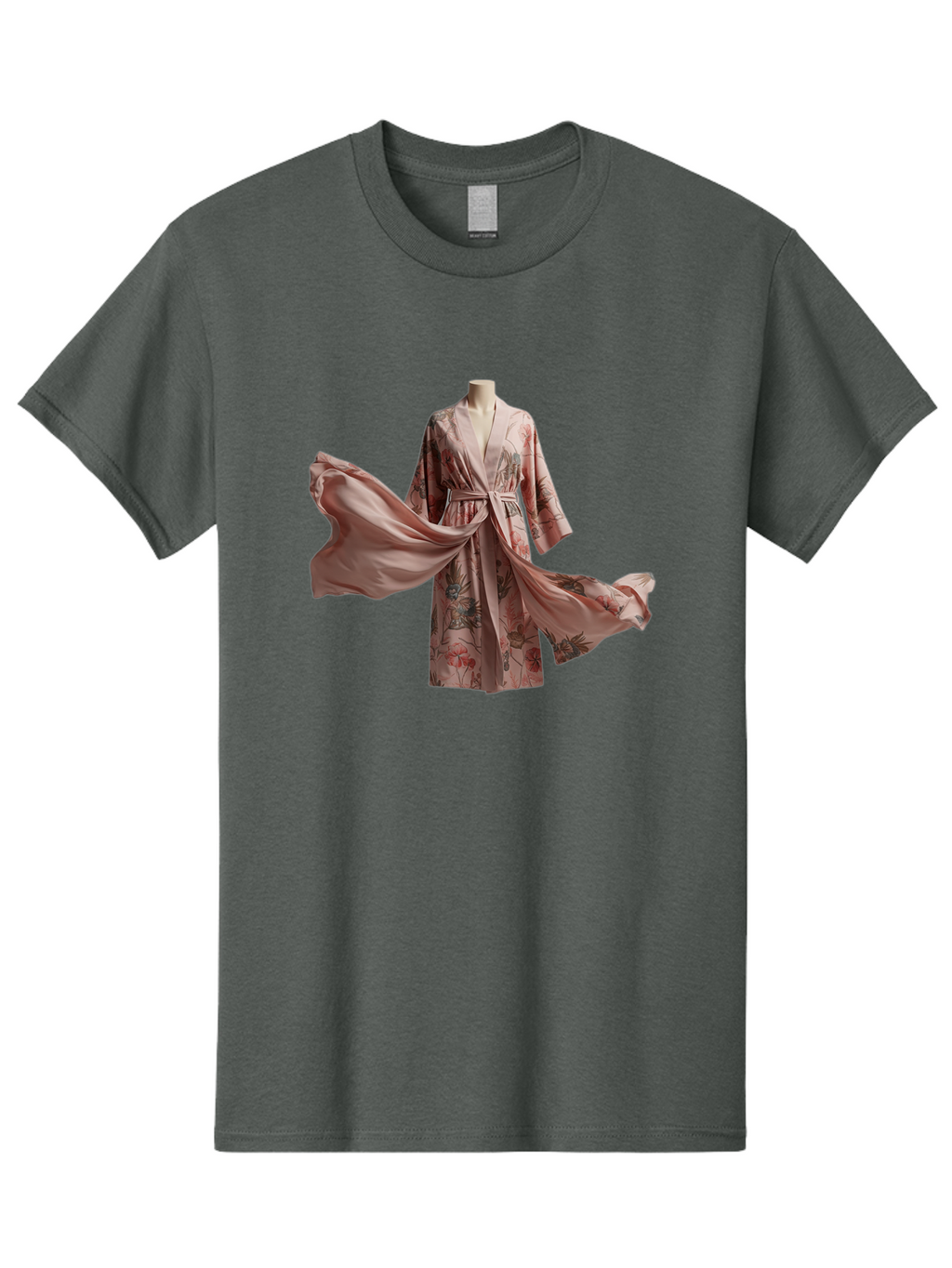 Floral-Robe Men'S Graphic Tee, 100% Cotton, Comfortable Casual Summer Wear, Machine Washable, Vintage Camera, Old Camera, Antique Camera, Black Camera, Classic Photography, Photography Equipment, Nostalgic Device, Film Camera, Camera Art Bag462