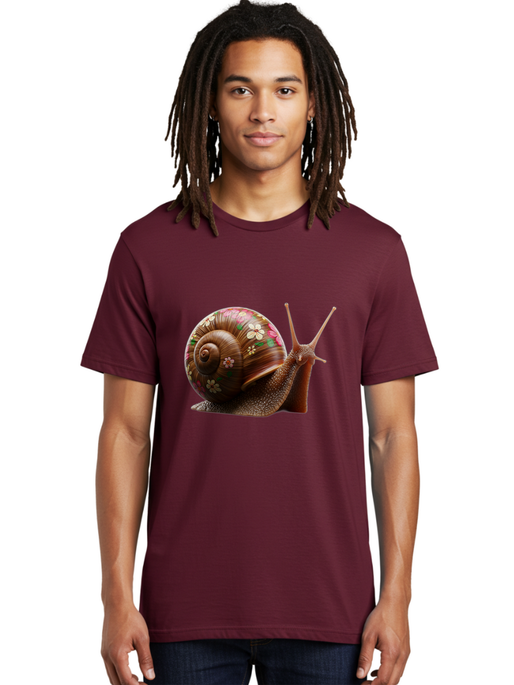 Floral-Snail-1 Men'S Graphic Tee, 100% Cotton, Comfortable Casual Summer Wear, Machine Washable, Vintage Camera, Old Camera, Antique Camera, Black Camera, Classic Photography, Photography Equipment, Nostalgic Device, Film Camera, Camera Art Bag463
