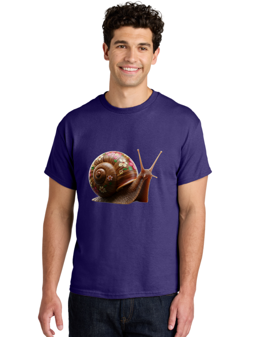 Floral-Snail-1 Men'S Graphic Tee, 100% Cotton, Comfortable Casual Summer Wear, Machine Washable, Vintage Camera, Old Camera, Antique Camera, Black Camera, Classic Photography, Photography Equipment, Nostalgic Device, Film Camera, Camera Art Bag463