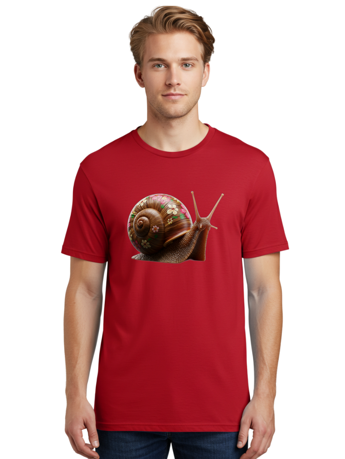Floral-Snail-1 Men'S Graphic Tee, 100% Cotton, Comfortable Casual Summer Wear, Machine Washable, Vintage Camera, Old Camera, Antique Camera, Black Camera, Classic Photography, Photography Equipment, Nostalgic Device, Film Camera, Camera Art Bag463