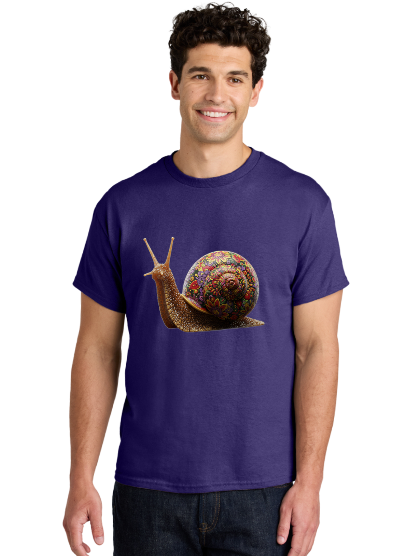 Floral-Snail-3 Men'S Graphic Tee, 100% Cotton, Comfortable Casual Summer Wear, Machine Washable, Vintage Camera, Old Camera, Antique Camera, Black Camera, Classic Photography, Photography Equipment, Nostalgic Device, Film Camera, Camera Art Bag465