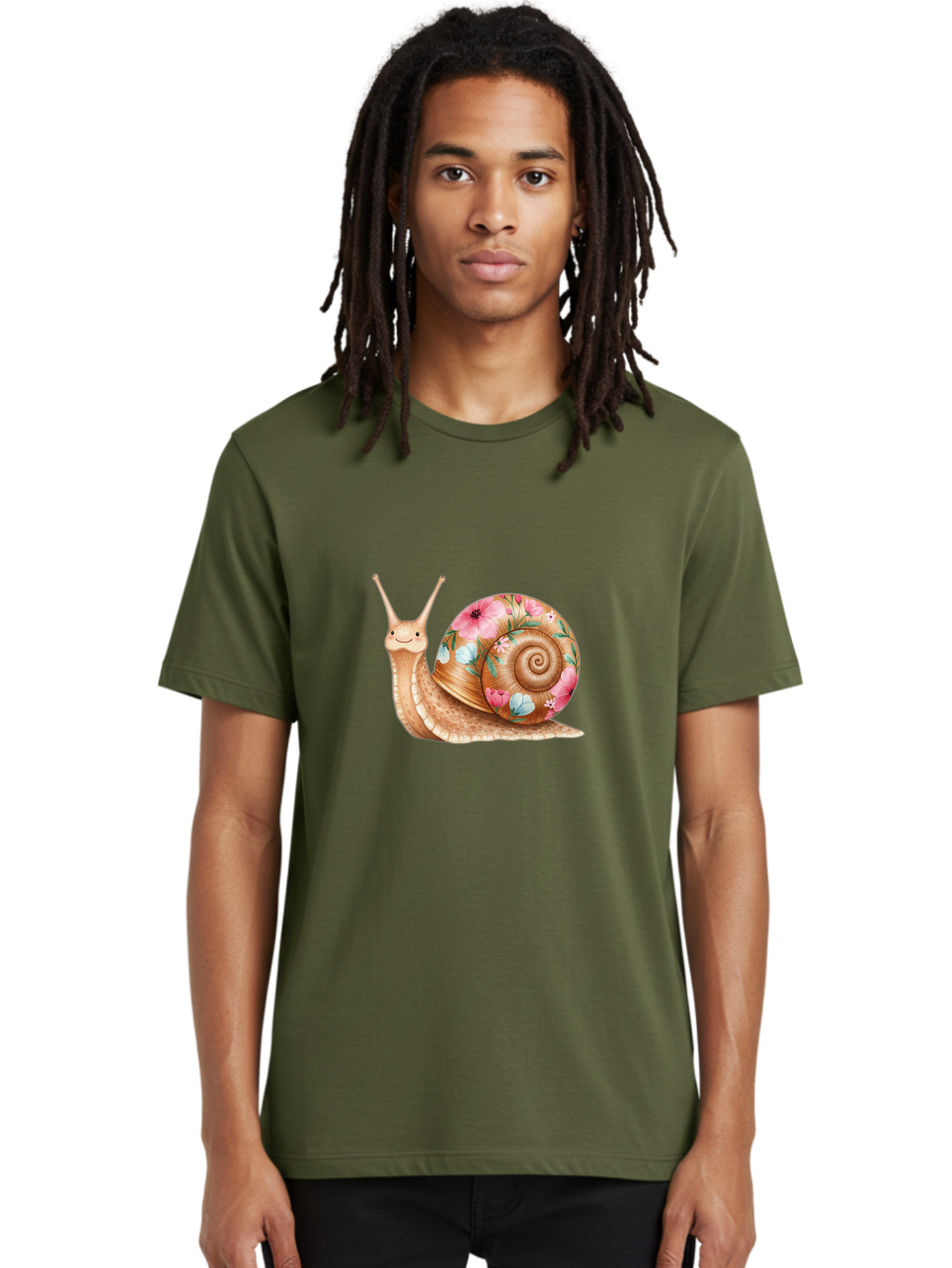 Floral-Snail Men'S Graphic Tee, 100% Cotton, Comfortable Casual Summer Wear, Machine Washable, Vintage Camera, Old Camera, Antique Camera, Black Camera, Classic Photography, Photography Equipment, Nostalgic Device, Film Camera, Camera Art Bag467