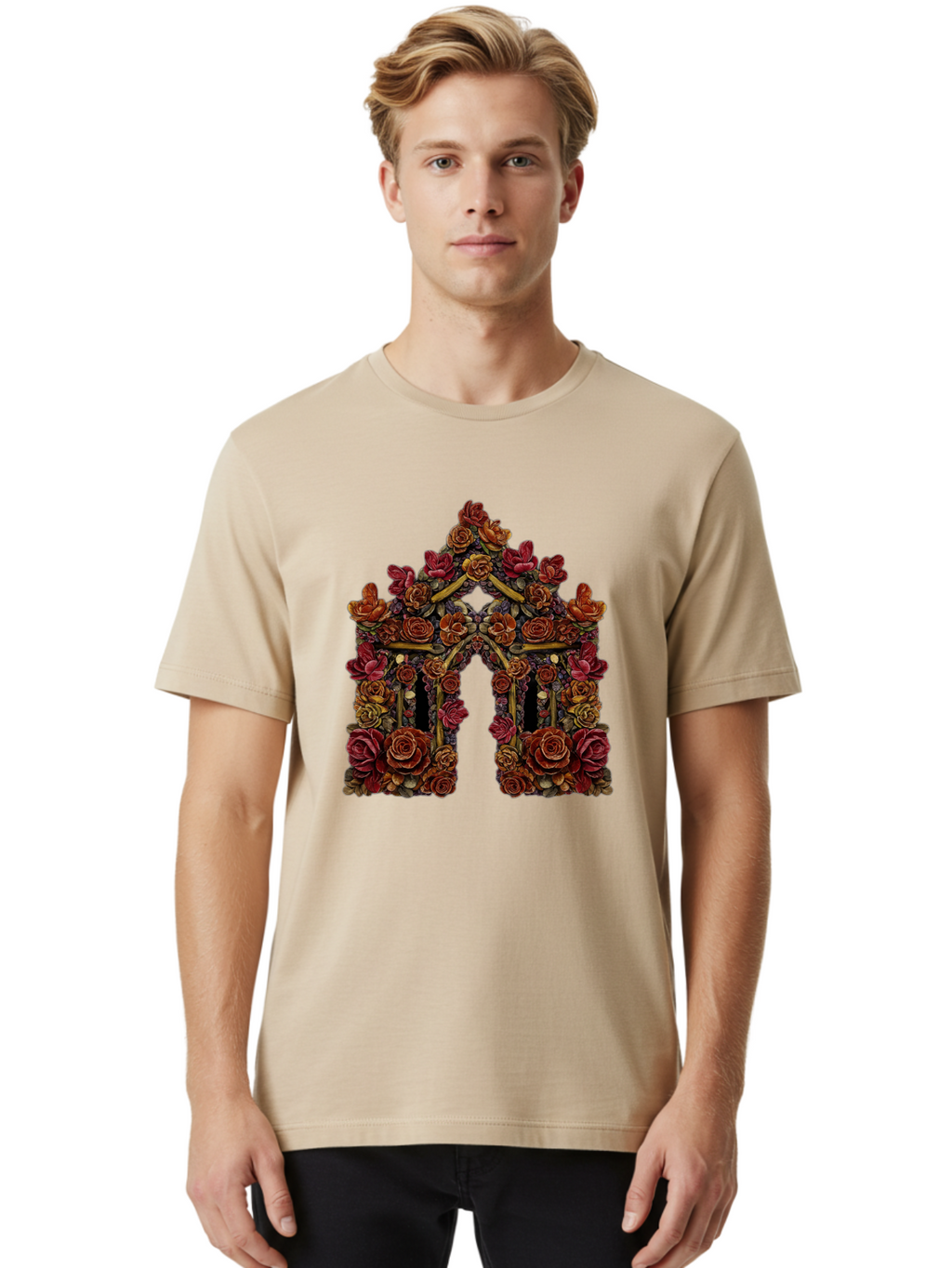 Flower-Gate Men'S Graphic Tee, 100% Cotton, Comfortable Casual Summer Wear, Machine Washable, Vintage Camera, Old Camera, Antique Camera, Black Camera, Classic Photography, Photography Equipment, Nostalgic Device, Film Camera, Camera Art Bag470