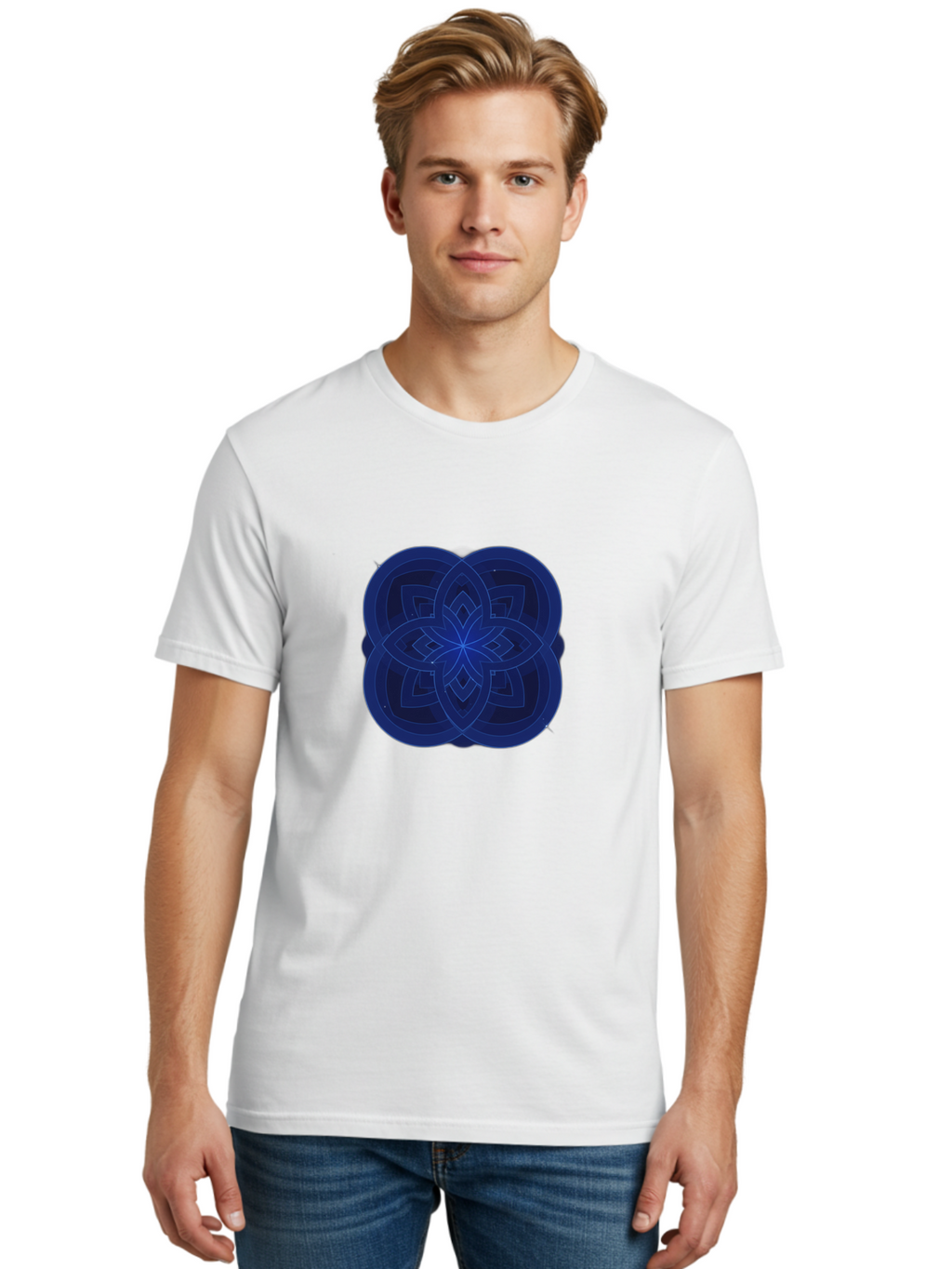 Flower-Mandala-Design Men'S Graphic Tee, 100% Cotton, Comfortable Casual Summer Wear, Machine Washable, Vintage Camera, Old Camera, Antique Camera, Black Camera, Classic Photography, Photography Equipment, Nostalgic Device, Film Camera, Bag471