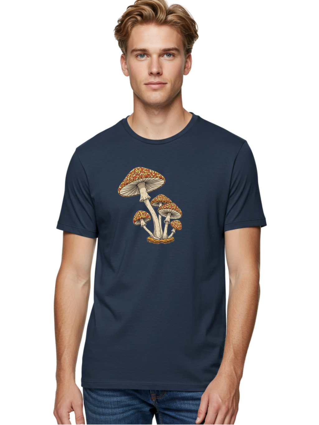Fly-Agaric-Mushrooms Men'S Graphic Tee, 100% Cotton, Comfortable Casual Summer Wear, Machine Washable, Vintage Camera, Old Camera, Antique Camera, Black Camera, Classic Photography, Photography Equipment, Nostalgic Device, Film Camera, Bag475