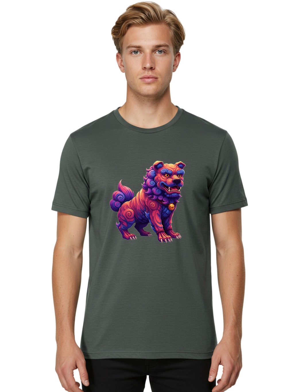 Foo-Dog-1 Men'S Graphic Tee, 100% Cotton, Comfortable Casual Summer Wear, Machine Washable, Vintage Camera, Old Camera, Antique Camera, Black Camera, Classic Photography, Photography Equipment, Nostalgic Device, Film Camera, Camera Art Bag479