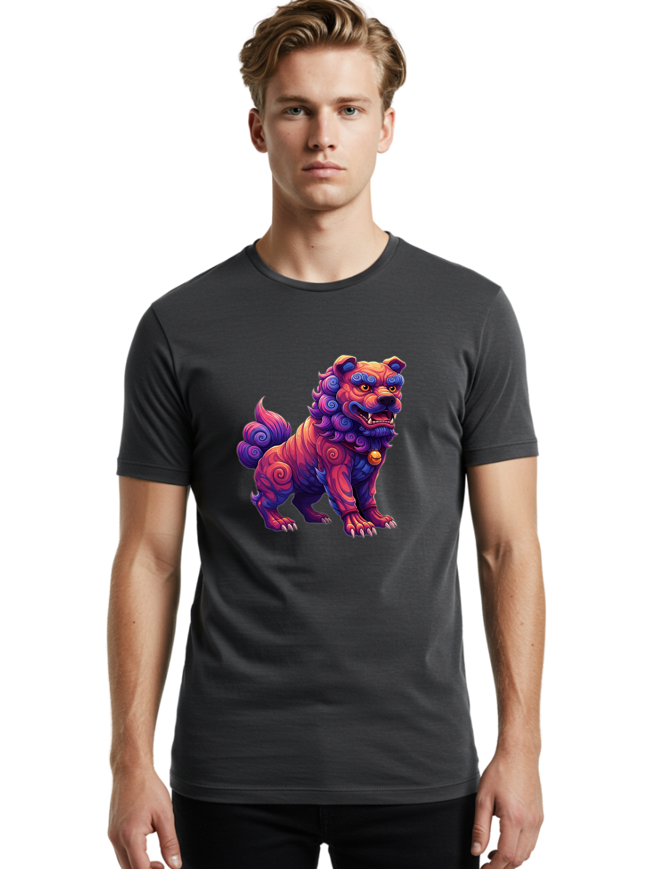 Foo-Dog-1 Men'S Graphic Tee, 100% Cotton, Comfortable Casual Summer Wear, Machine Washable, Vintage Camera, Old Camera, Antique Camera, Black Camera, Classic Photography, Photography Equipment, Nostalgic Device, Film Camera, Camera Art Bag479