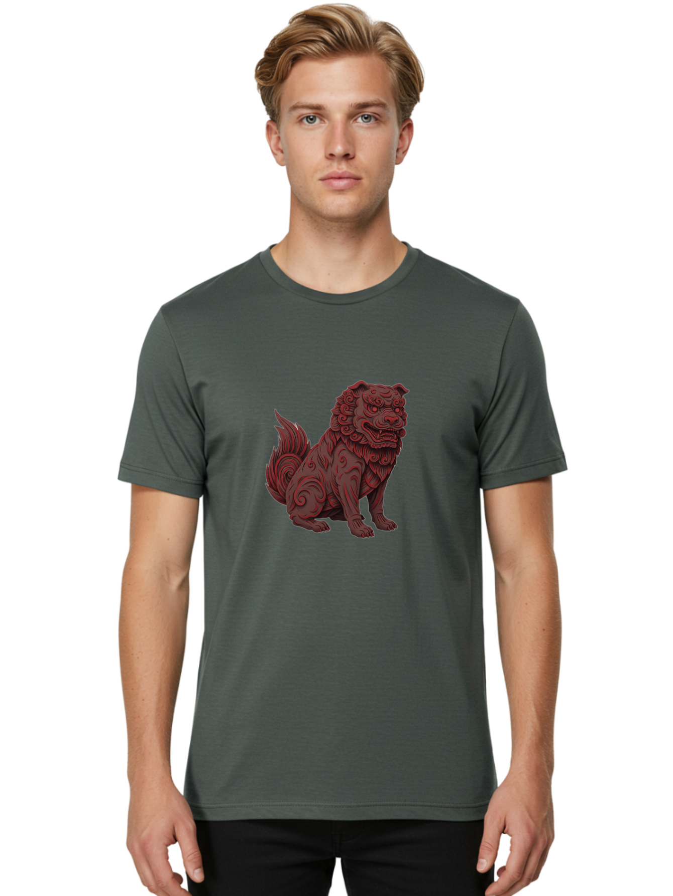 Foo-Dog-4 Men'S Graphic Tee, 100% Cotton, Comfortable Casual Summer Wear, Machine Washable, Vintage Camera, Old Camera, Antique Camera, Black Camera, Classic Photography, Photography Equipment, Nostalgic Device, Film Camera, Camera Art Bag482