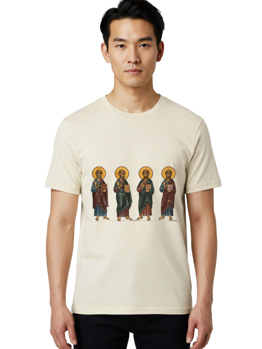 Four-Apostles Men'S Graphic Tee, 100% Cotton, Comfortable Casual Summer Wear, Machine Washable, Vintage Camera, Old Camera, Antique Camera, Black Camera, Classic Photography, Photography Equipment, Nostalgic Device, Film Camera, Camera Art Bag488