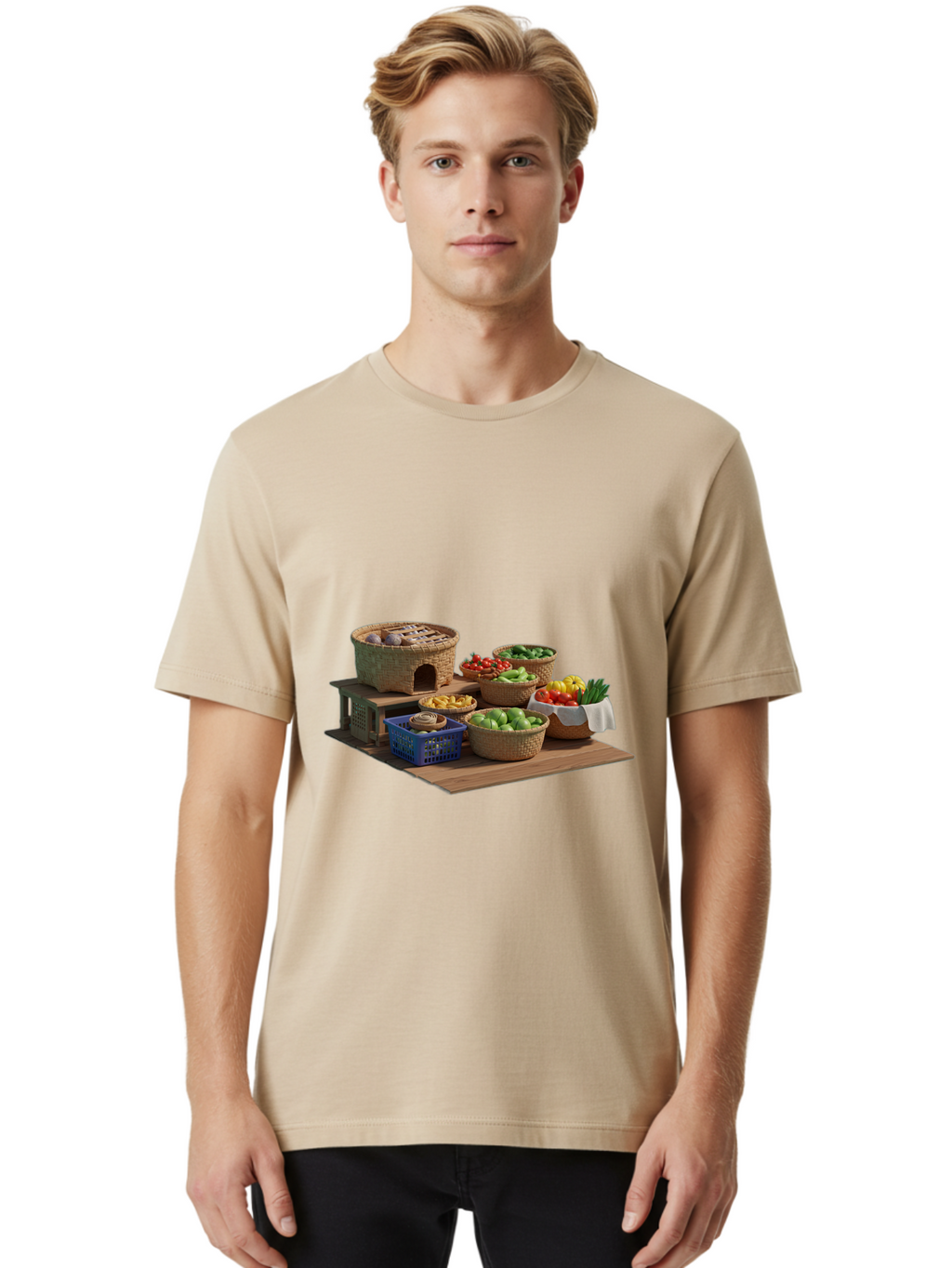 Fresh-Produce-Stand Men'S Graphic Tee, 100% Cotton, Comfortable Casual Summer Wear, Machine Washable, Vintage Camera, Old Camera, Antique Camera, Black Camera, Classic Photography, Photography Equipment, Nostalgic Device, Film Camera, Bag493