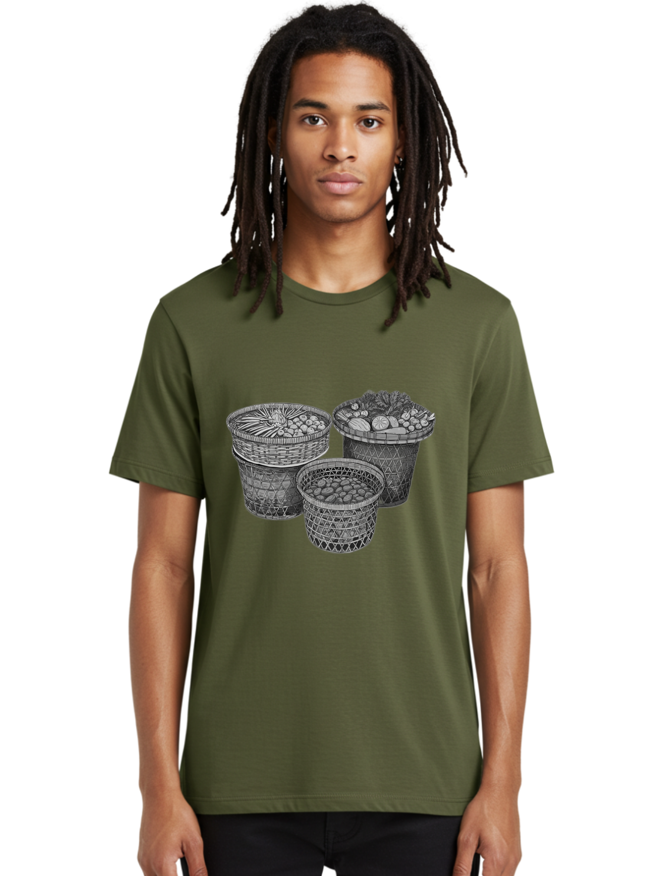 Fruit-And-Vegetable-Baskets Men'S Graphic Tee, 100% Cotton, Comfortable Casual Summer Wear, Machine Washable, Vintage Camera, Old Camera, Antique Camera, Black Camera, Classic Photography, Photography Equipment, Nostalgic Device, Film Camera, Bag497