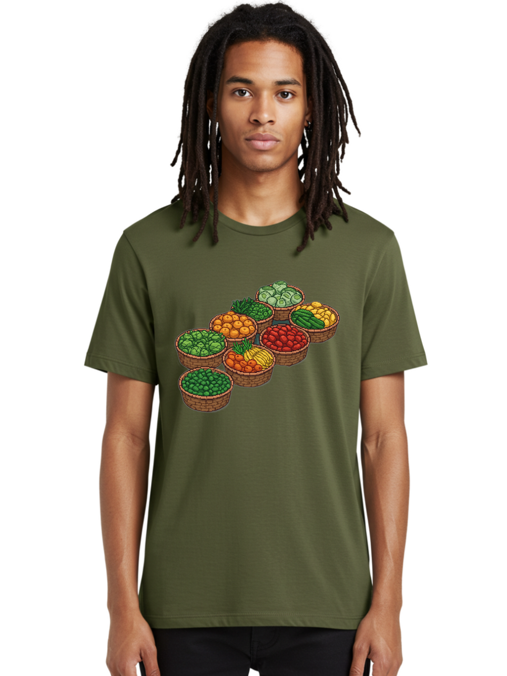 Fruit-And-Vegetables Men'S Graphic Tee, 100% Cotton, Comfortable Casual Summer Wear, Machine Washable, Vintage Camera, Old Camera, Antique Camera, Black Camera, Classic Photography, Photography Equipment, Nostalgic Device, Film Camera, Bag499