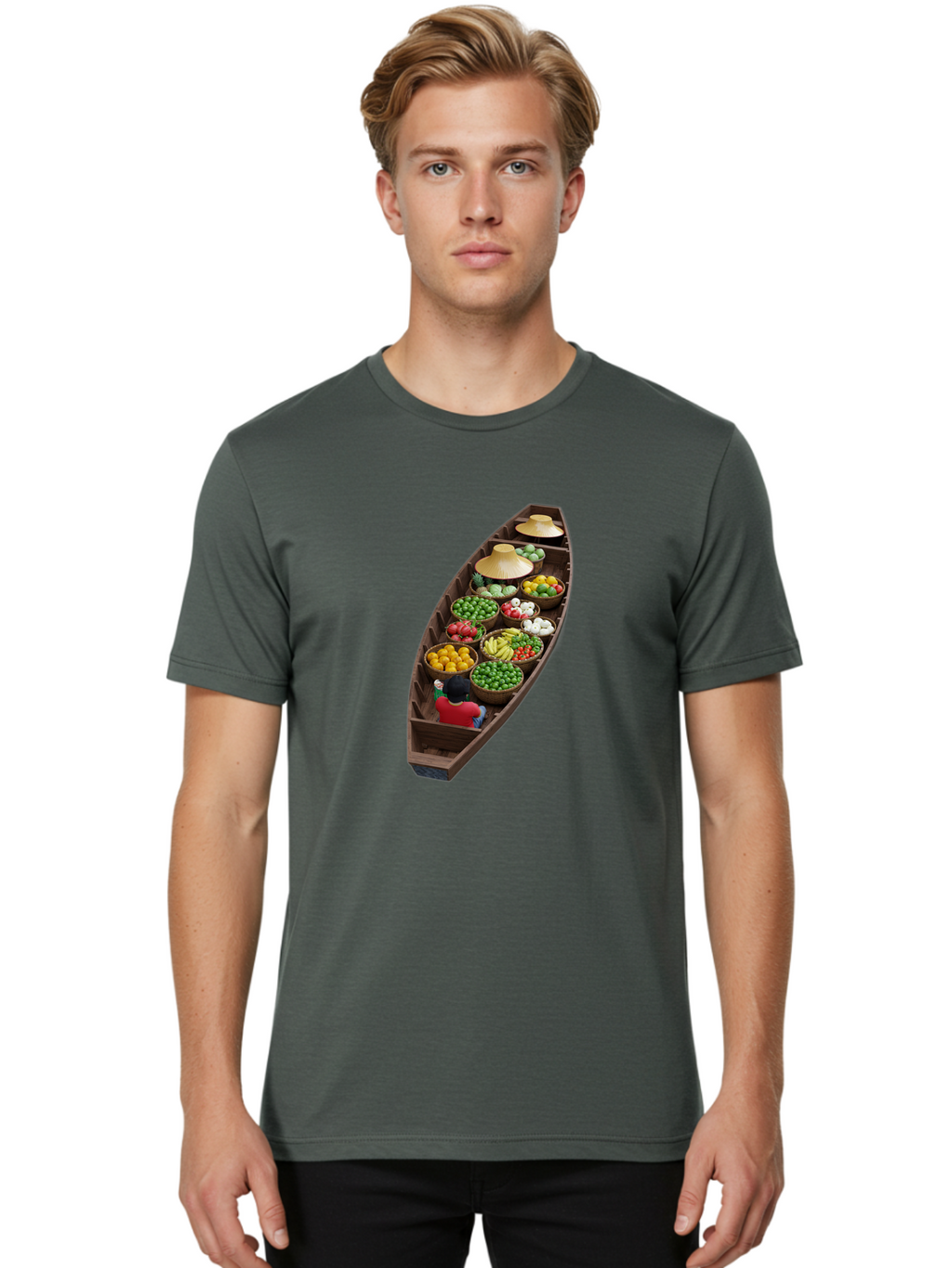 Fruit-Boat Men'S Graphic Tee, 100% Cotton, Comfortable Casual Summer Wear, Machine Washable, Vintage Camera, Old Camera, Antique Camera, Black Camera, Classic Photography, Photography Equipment, Nostalgic Device, Film Camera, Camera Art Bag500