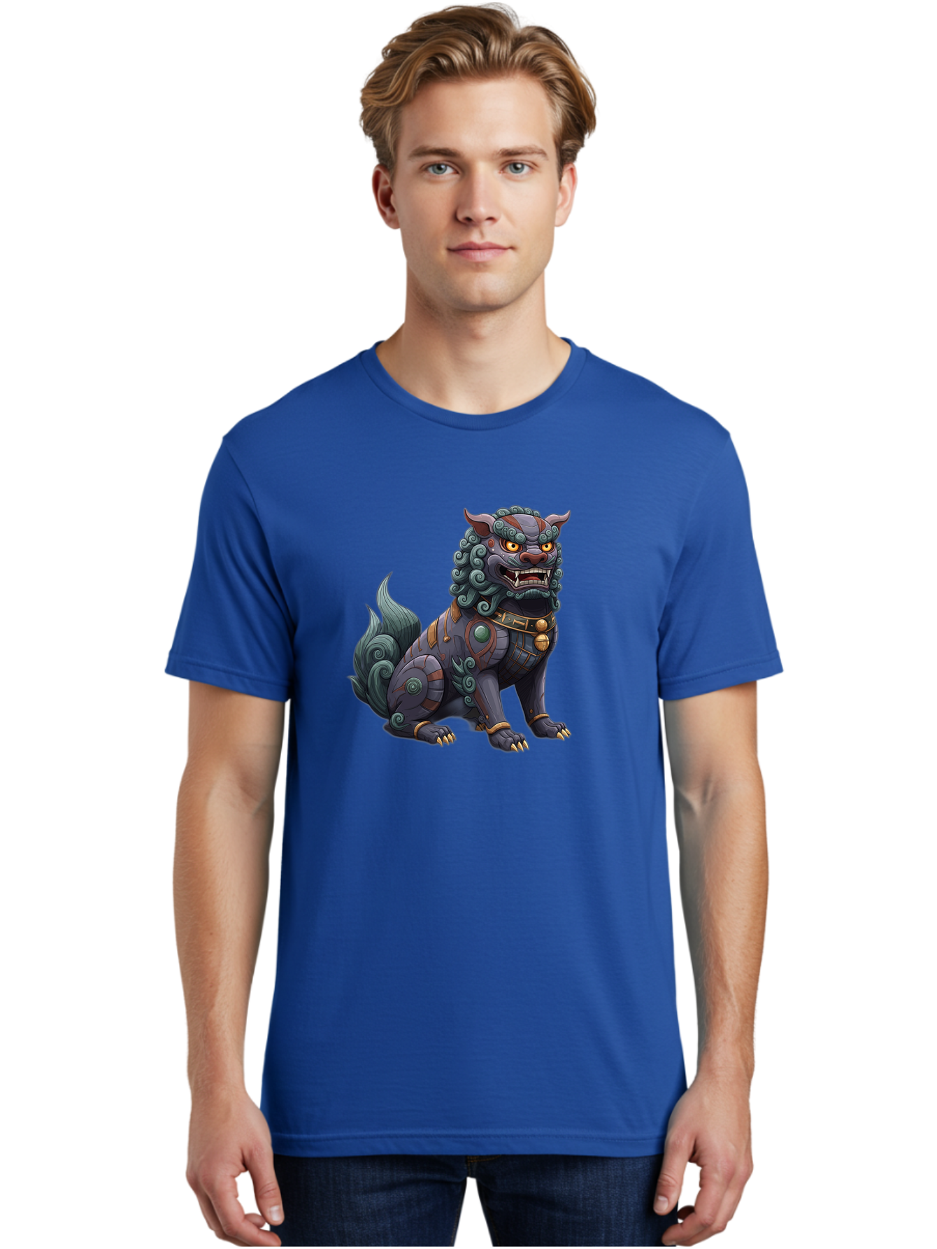 Fu-Dog-3 Men'S Graphic Tee, 100% Cotton, Comfortable Casual Summer Wear, Machine Washable, Vintage Camera, Old Camera, Antique Camera, Black Camera, Classic Photography, Photography Equipment, Nostalgic Device, Film Camera, Camera Art Bag504