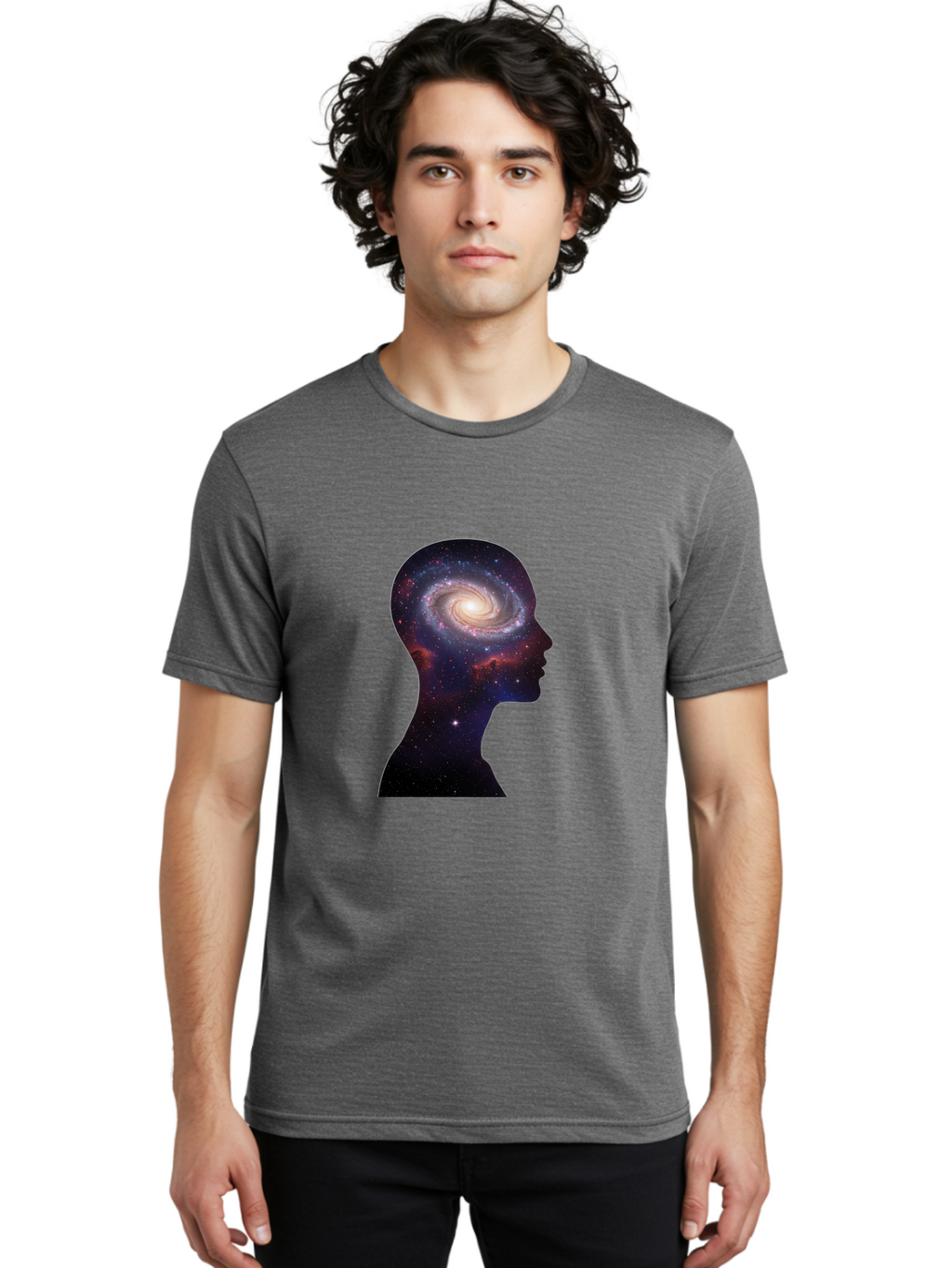 Galaxy-Head Men'S Graphic Tee, 100% Cotton, Comfortable Casual Summer Wear, Machine Washable, Vintage Camera, Old Camera, Antique Camera, Black Camera, Classic Photography, Photography Equipment, Nostalgic Device, Film Camera, Camera Art Bag510
