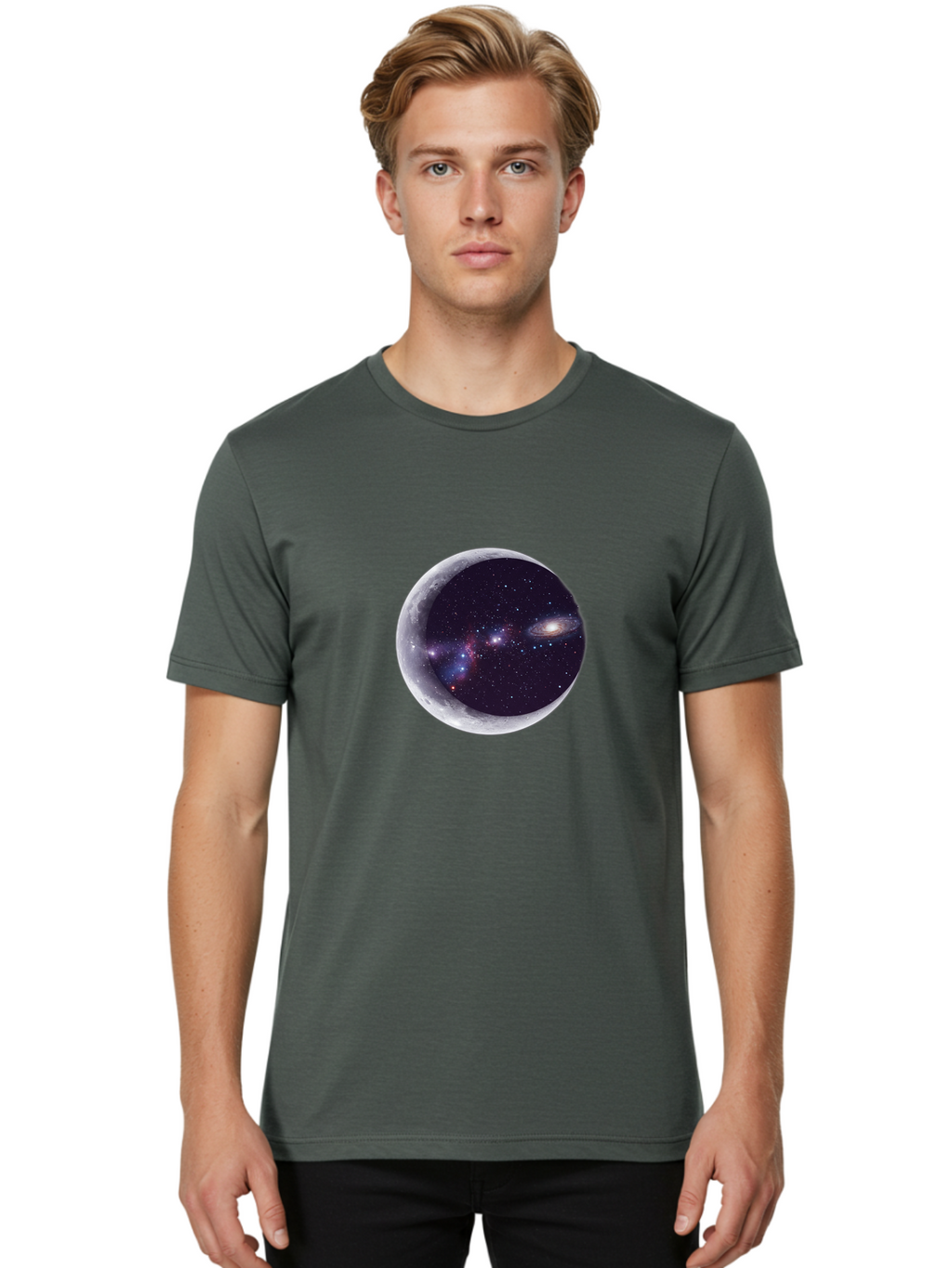 Galaxy-Moon Men'S Graphic Tee, 100% Cotton, Comfortable Casual Summer Wear, Machine Washable, Vintage Camera, Old Camera, Antique Camera, Black Camera, Classic Photography, Photography Equipment, Nostalgic Device, Film Camera, Camera Art Bag511