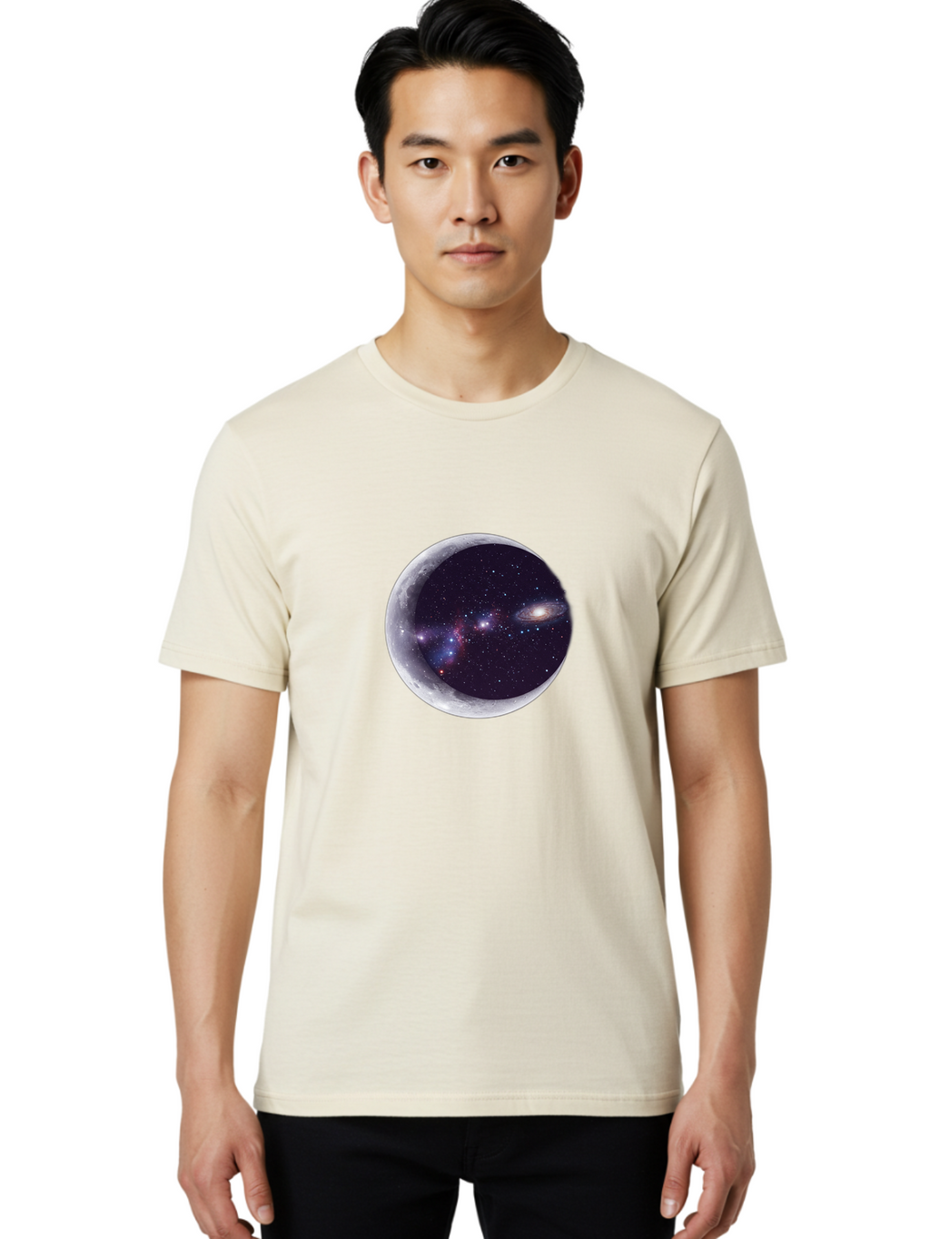 Galaxy-Moon Men'S Graphic Tee, 100% Cotton, Comfortable Casual Summer Wear, Machine Washable, Vintage Camera, Old Camera, Antique Camera, Black Camera, Classic Photography, Photography Equipment, Nostalgic Device, Film Camera, Camera Art Bag511