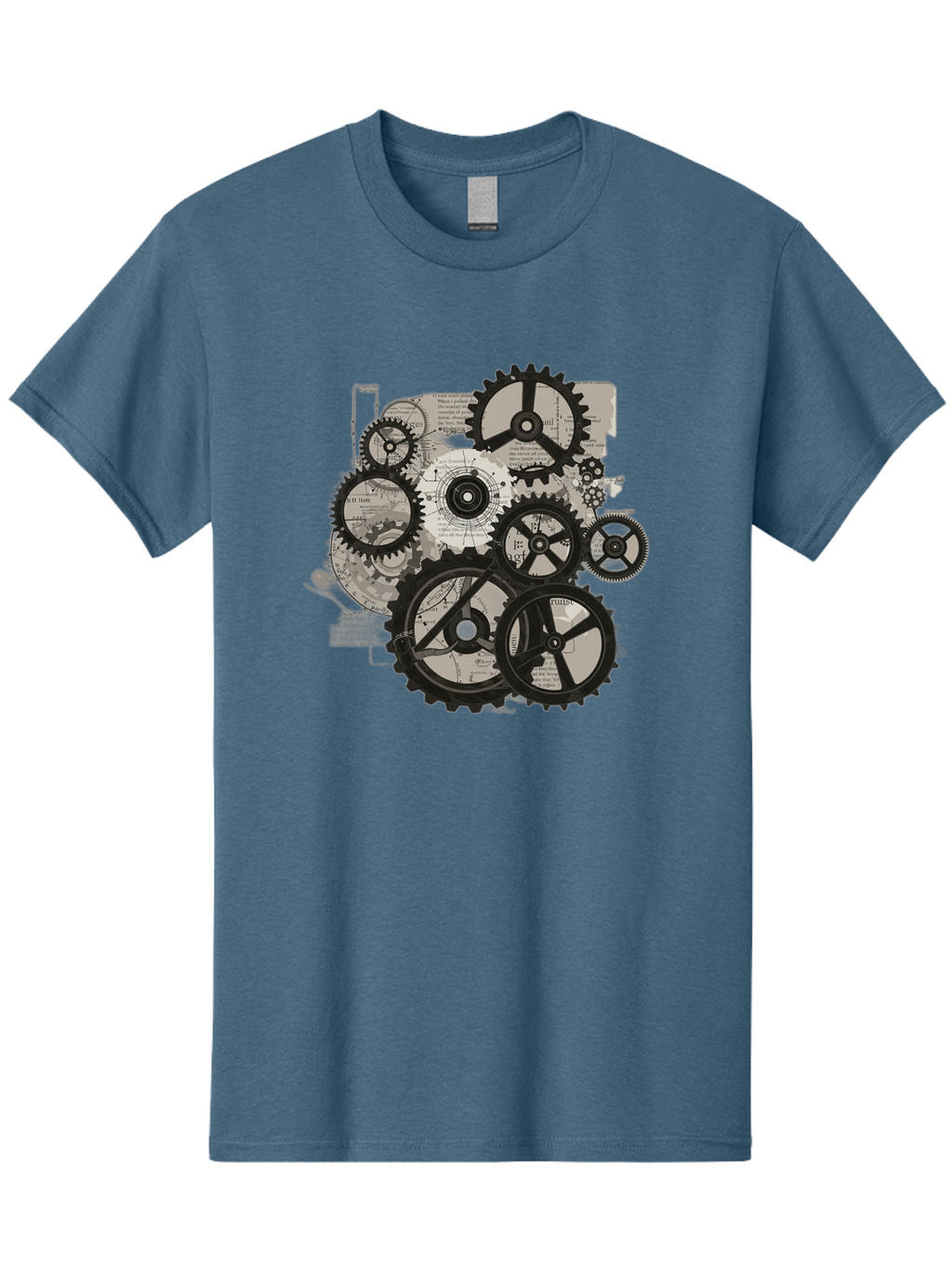Gears-And-Mechanisms Men'S Graphic Tee, 100% Cotton, Comfortable Casual Summer Wear, Machine Washable, Vintage Camera, Old Camera, Antique Camera, Black Camera, Classic Photography, Photography Equipment, Nostalgic Device, Film Camera, Bag513