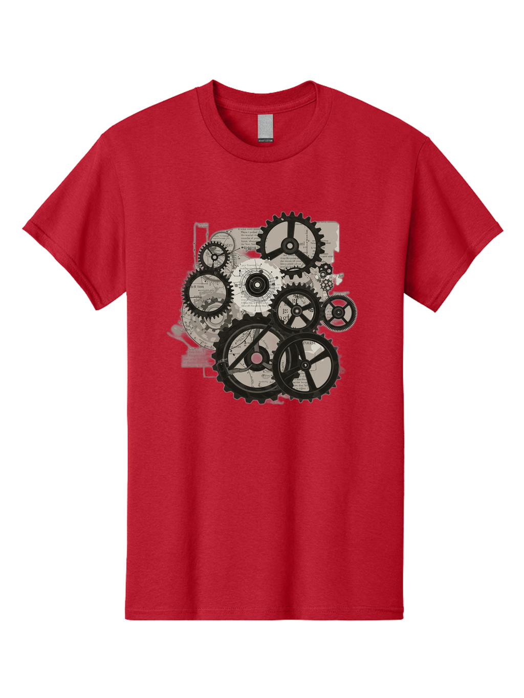 Gears-And-Mechanisms Men'S Graphic Tee, 100% Cotton, Comfortable Casual Summer Wear, Machine Washable, Vintage Camera, Old Camera, Antique Camera, Black Camera, Classic Photography, Photography Equipment, Nostalgic Device, Film Camera, Bag513