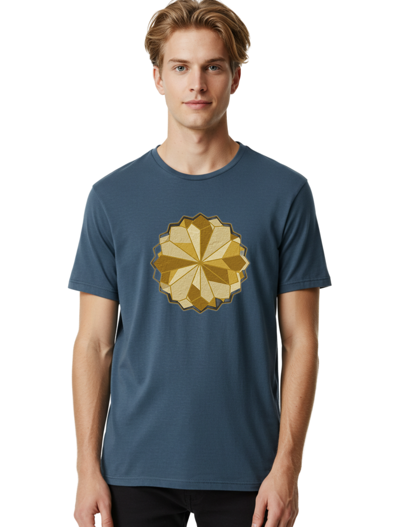 Geometric-Flower Men'S Graphic Tee, 100% Cotton, Comfortable Casual Summer Wear, Machine Washable, Vintage Camera, Old Camera, Antique Camera, Black Camera, Classic Photography, Photography Equipment, Nostalgic Device, Film Camera, Camera Art Bag516
