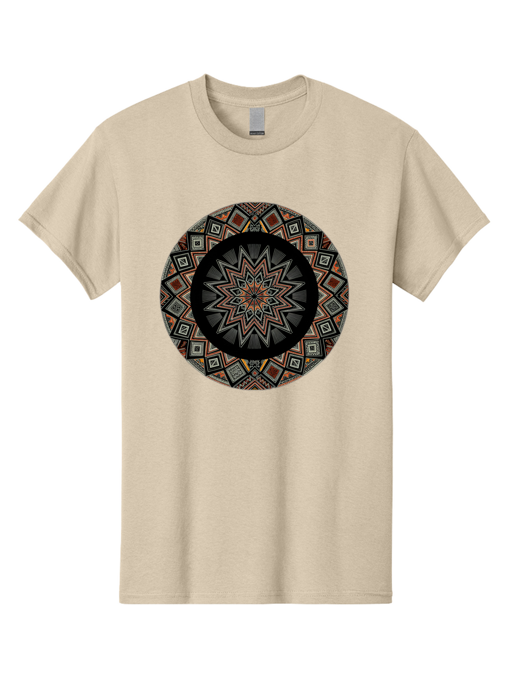 Geometric-Mandala Men'S Graphic Tee, 100% Cotton, Comfortable Casual Summer Wear, Machine Washable, Vintage Camera, Old Camera, Antique Camera, Black Camera, Classic Photography, Photography Equipment, Nostalgic Device, Film Camera, Camera Art Bag518