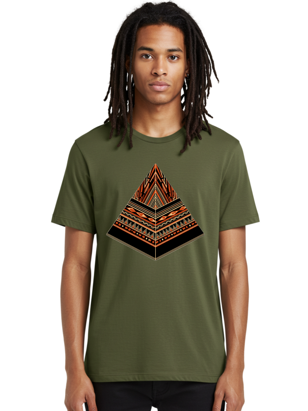 Geometric-Pyramid Men'S Graphic Tee, 100% Cotton, Comfortable Casual Summer Wear, Machine Washable, Vintage Camera, Old Camera, Antique Camera, Black Camera, Classic Photography, Photography Equipment, Nostalgic Device, Film Camera, Camera Art Bag521