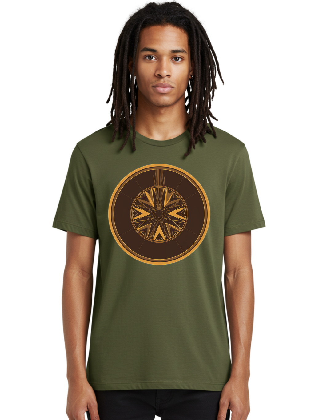 Geometric-Star Men'S Graphic Tee, 100% Cotton, Comfortable Casual Summer Wear, Machine Washable, Vintage Camera, Old Camera, Antique Camera, Black Camera, Classic Photography, Photography Equipment, Nostalgic Device, Film Camera, Camera Art Bag526