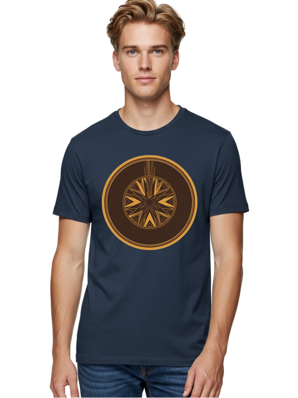Geometric-Star Men'S Graphic Tee, 100% Cotton, Comfortable Casual Summer Wear, Machine Washable, Vintage Camera, Old Camera, Antique Camera, Black Camera, Classic Photography, Photography Equipment, Nostalgic Device, Film Camera, Camera Art Bag526