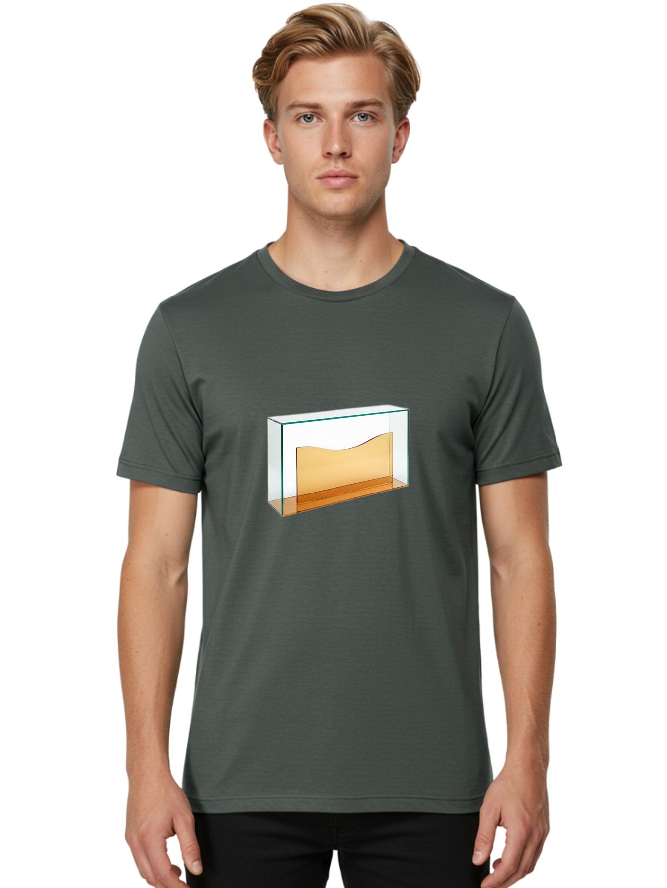 Glass-Display-Case Men'S Graphic Tee, 100% Cotton, Comfortable Casual Summer Wear, Machine Washable, Vintage Camera, Old Camera, Antique Camera, Black Camera, Classic Photography, Photography Equipment, Nostalgic Device, Film Camera, Bag529