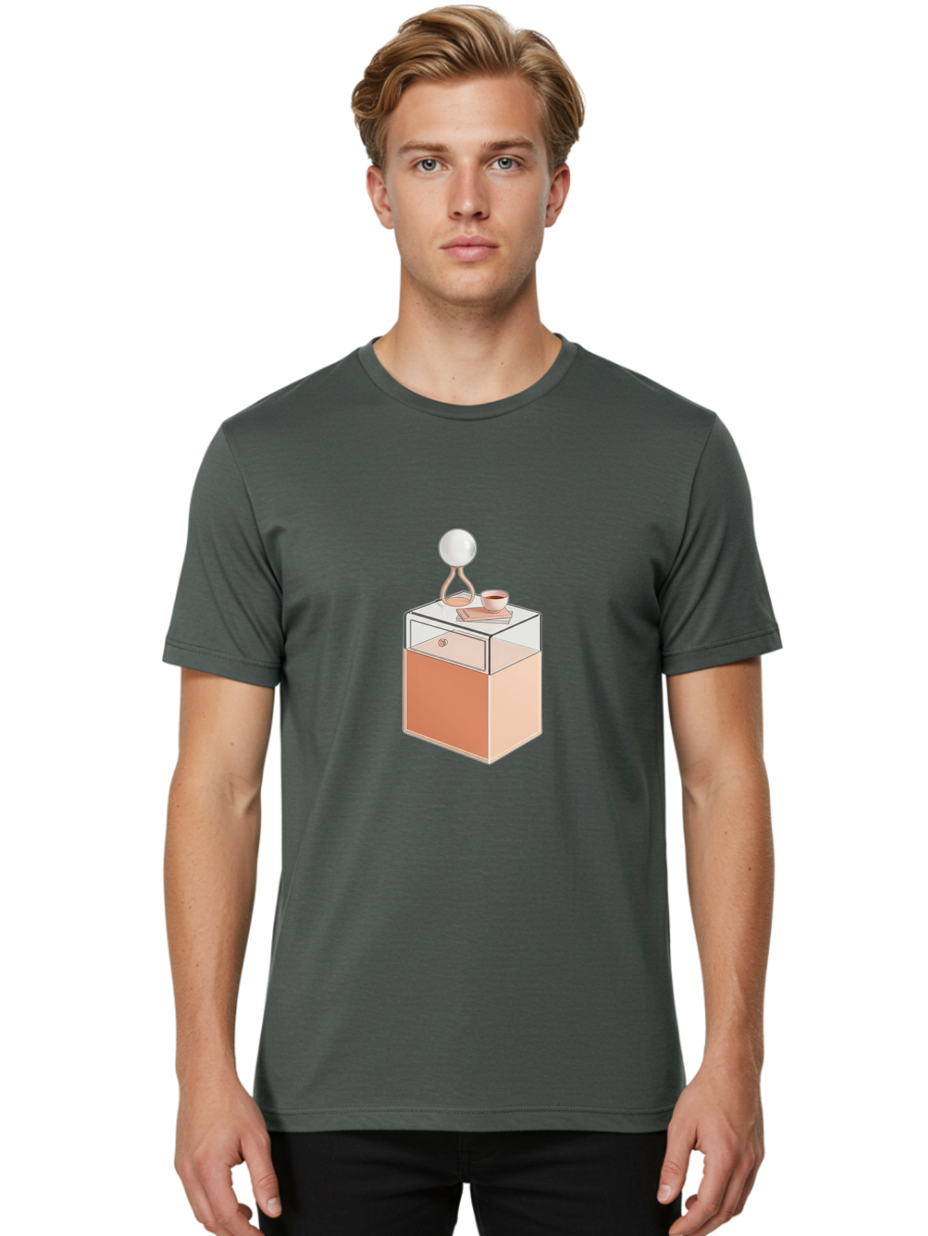 Glass-Nightstand Men'S Graphic Tee, 100% Cotton, Comfortable Casual Summer Wear, Machine Washable, Vintage Camera, Old Camera, Antique Camera, Black Camera, Classic Photography, Photography Equipment, Nostalgic Device, Film Camera, Camera Art Bag530