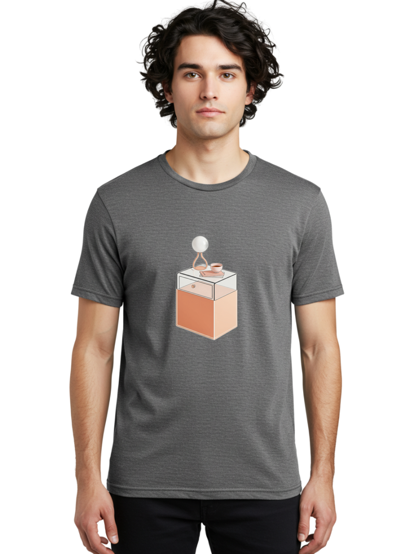 Glass-Nightstand Men'S Graphic Tee, 100% Cotton, Comfortable Casual Summer Wear, Machine Washable, Vintage Camera, Old Camera, Antique Camera, Black Camera, Classic Photography, Photography Equipment, Nostalgic Device, Film Camera, Camera Art Bag530