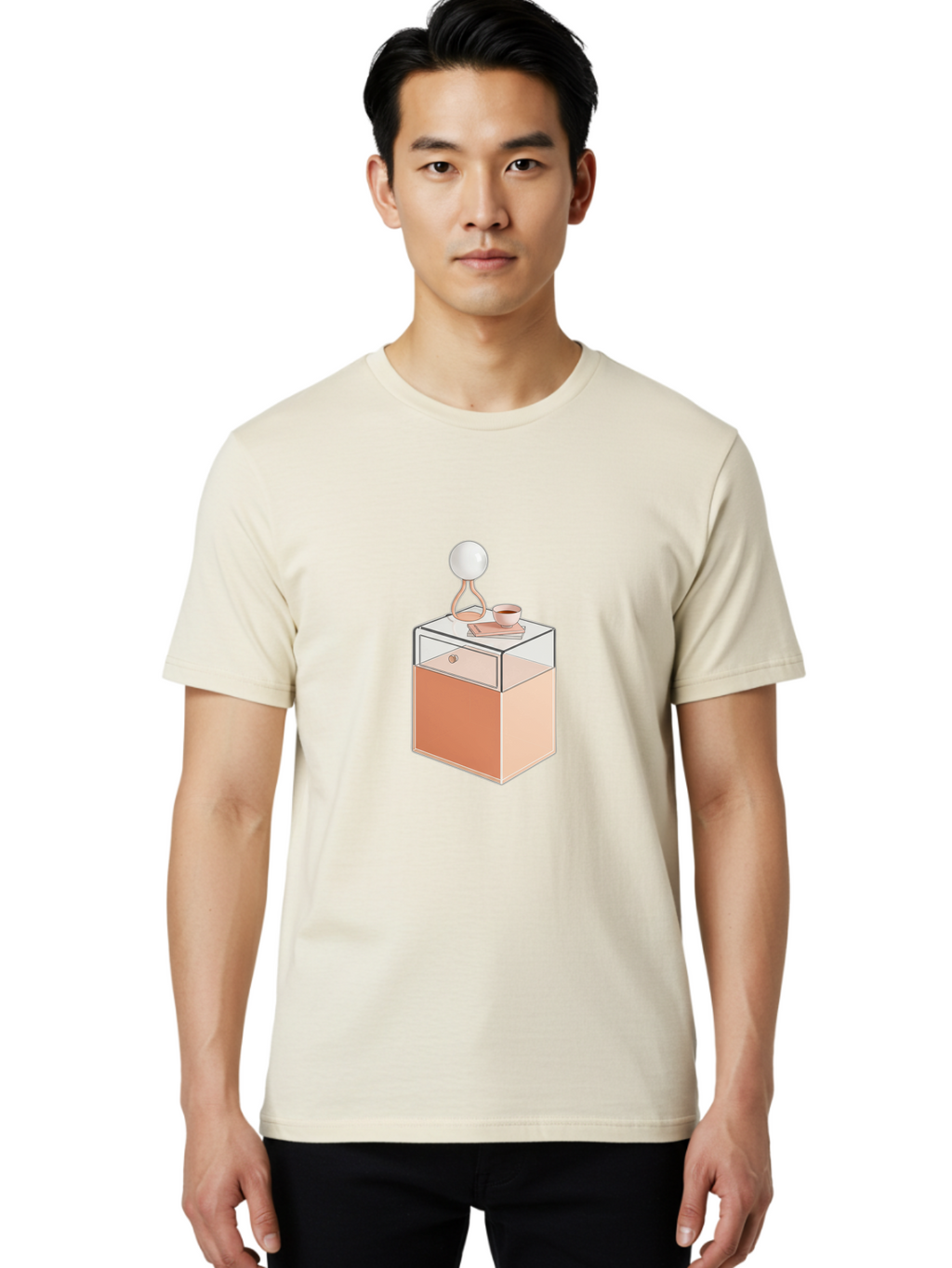 Glass-Nightstand Men'S Graphic Tee, 100% Cotton, Comfortable Casual Summer Wear, Machine Washable, Vintage Camera, Old Camera, Antique Camera, Black Camera, Classic Photography, Photography Equipment, Nostalgic Device, Film Camera, Camera Art Bag530