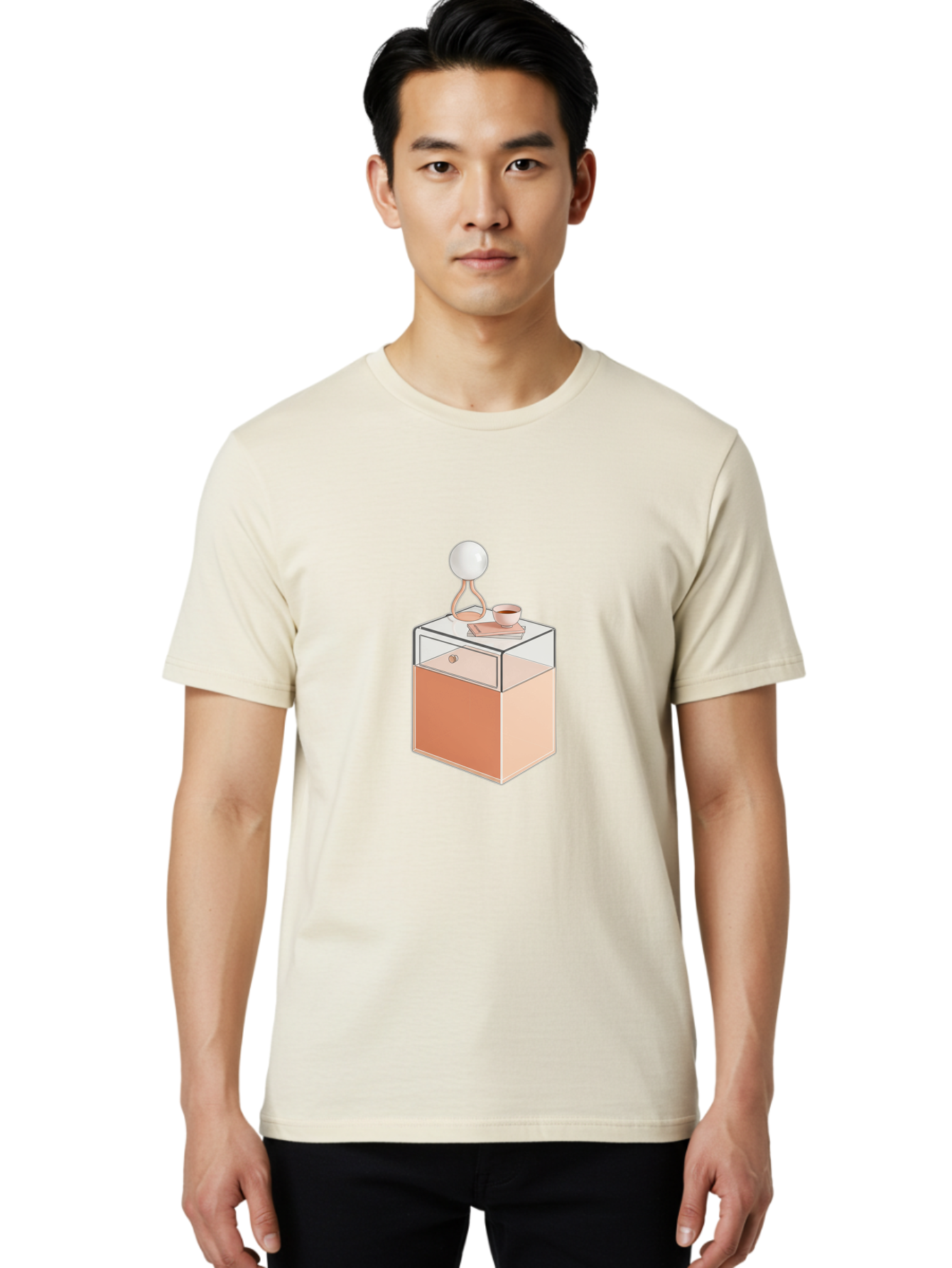 Glass-Nightstand Men'S Graphic Tee, 100% Cotton, Comfortable Casual Summer Wear, Machine Washable, Vintage Camera, Old Camera, Antique Camera, Black Camera, Classic Photography, Photography Equipment, Nostalgic Device, Film Camera, Camera Art Bag530